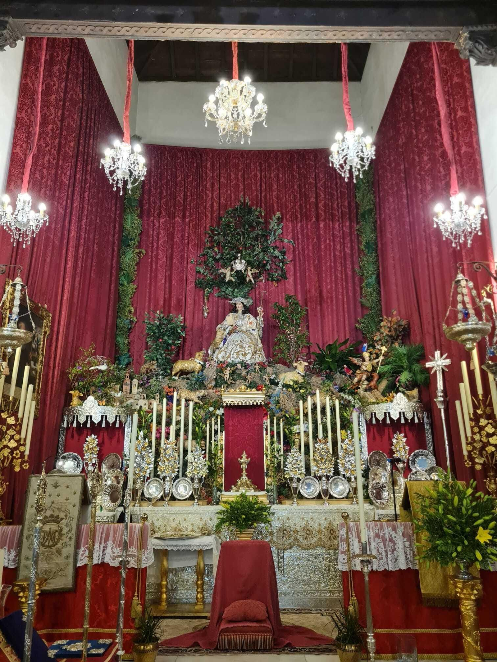 El risco de la Pastora, montado por primera vez en Santa Marina hace más de tres siglos