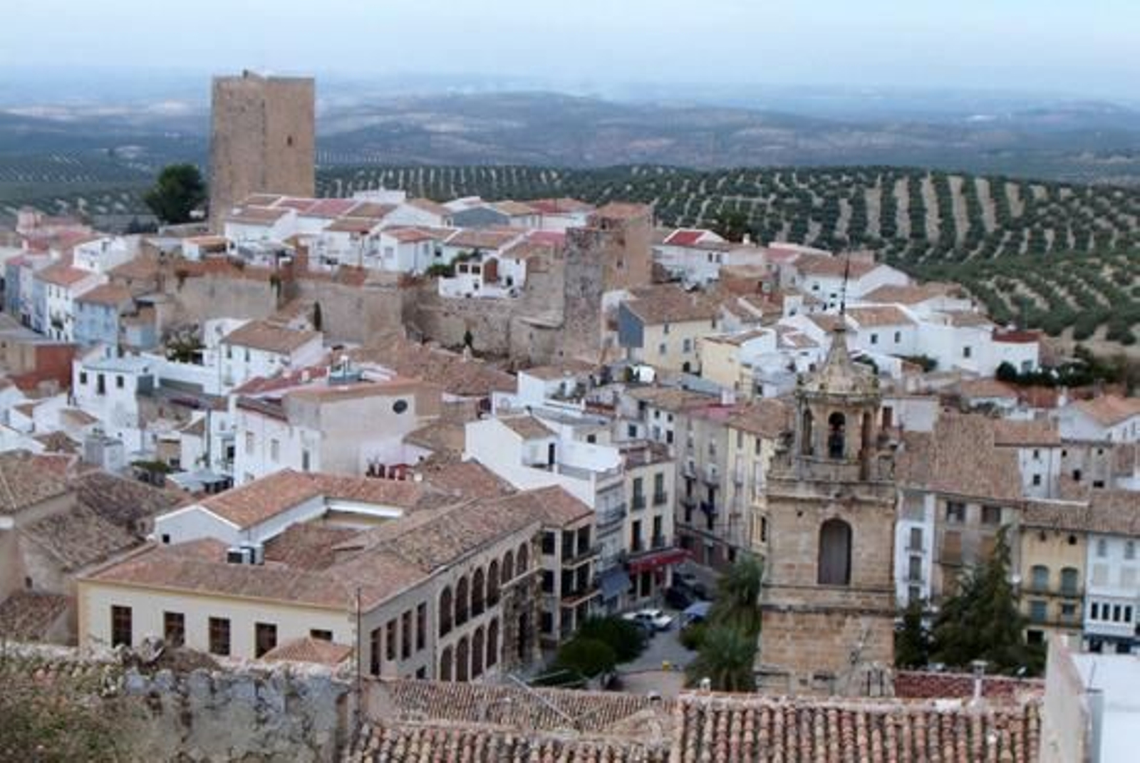 Vista del municipio de Martos.