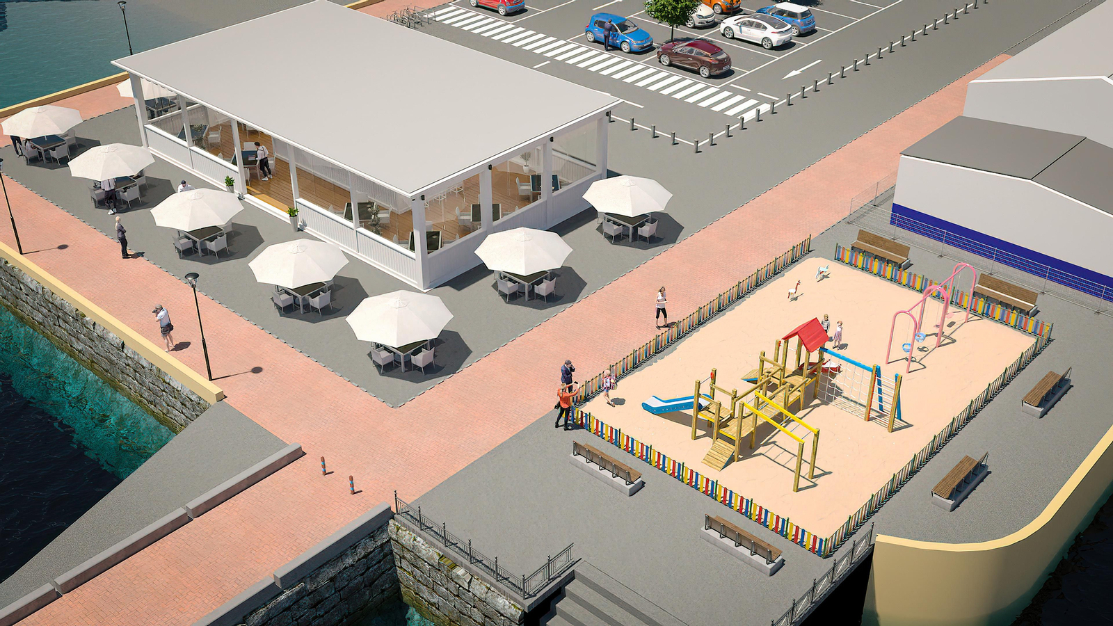 Infografía del proyecto previsto en La Puntilla