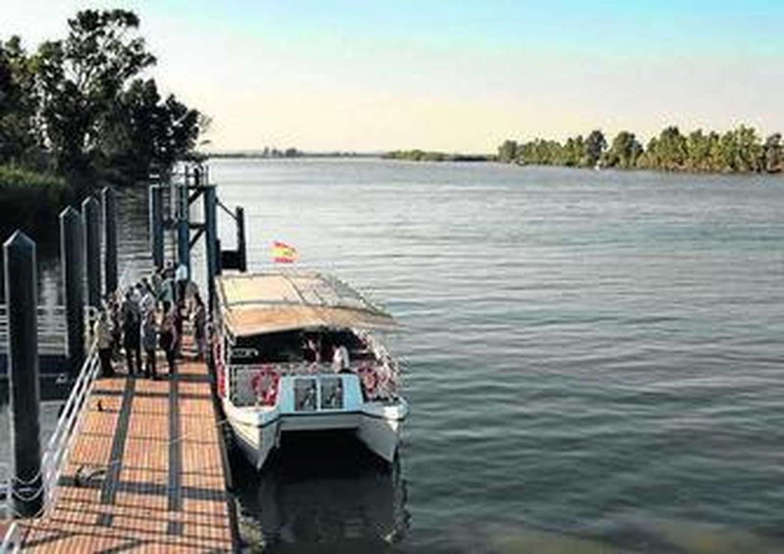 Pantalán de Isla Mínima, en La Puebla del Río.