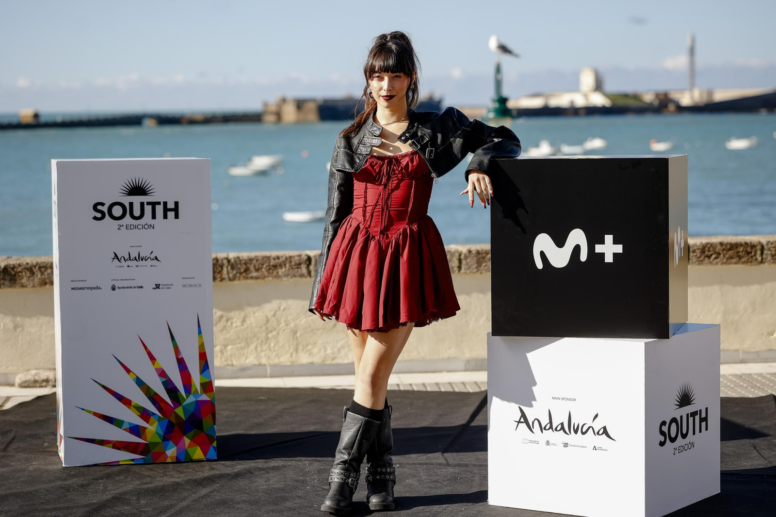 imágenes del photocall del South Series en la caleta el domingo 27