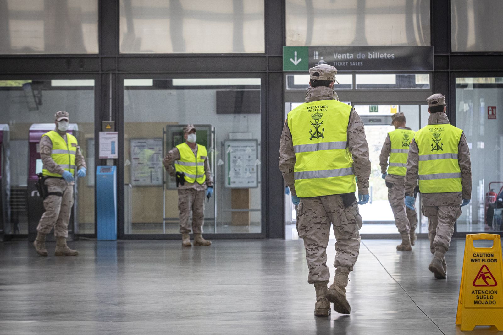 Presencia de ila Infanteria de Marina en Cádiz