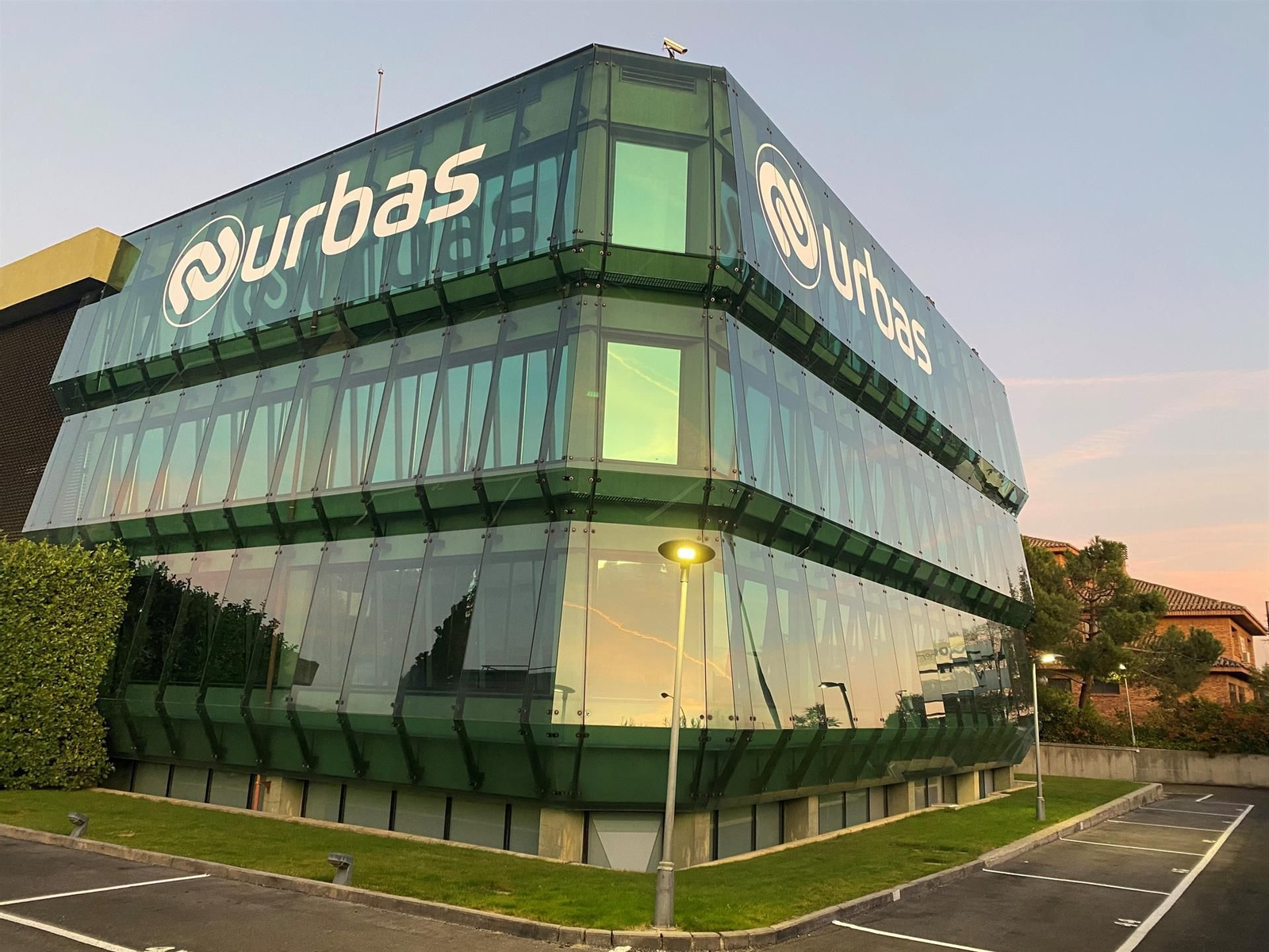 Exterior de las instalaciones de Urbas en Madrid.