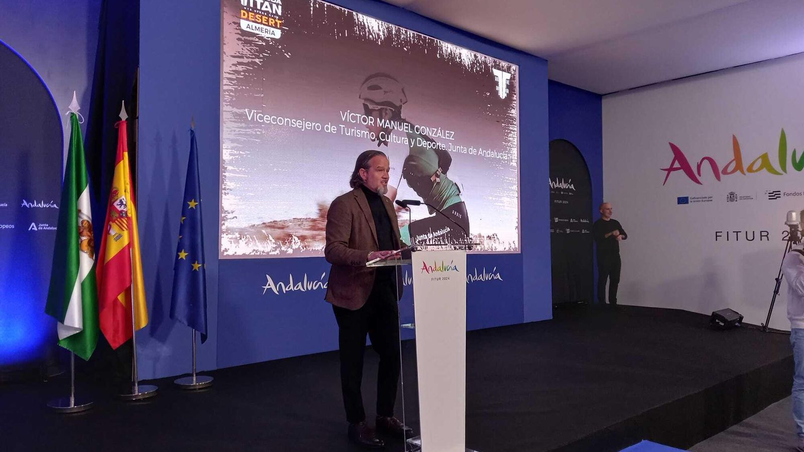 Víctor Manuel González, viceconsejero de Turismo, Cultura y Deporte de la Junta de Andalucía.