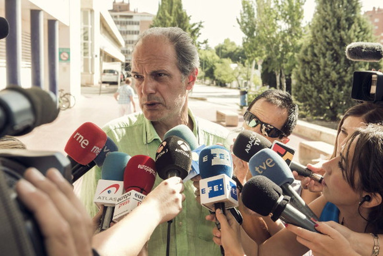 Rivera Ordóñez, trasladado a un hospital de Zaragoza