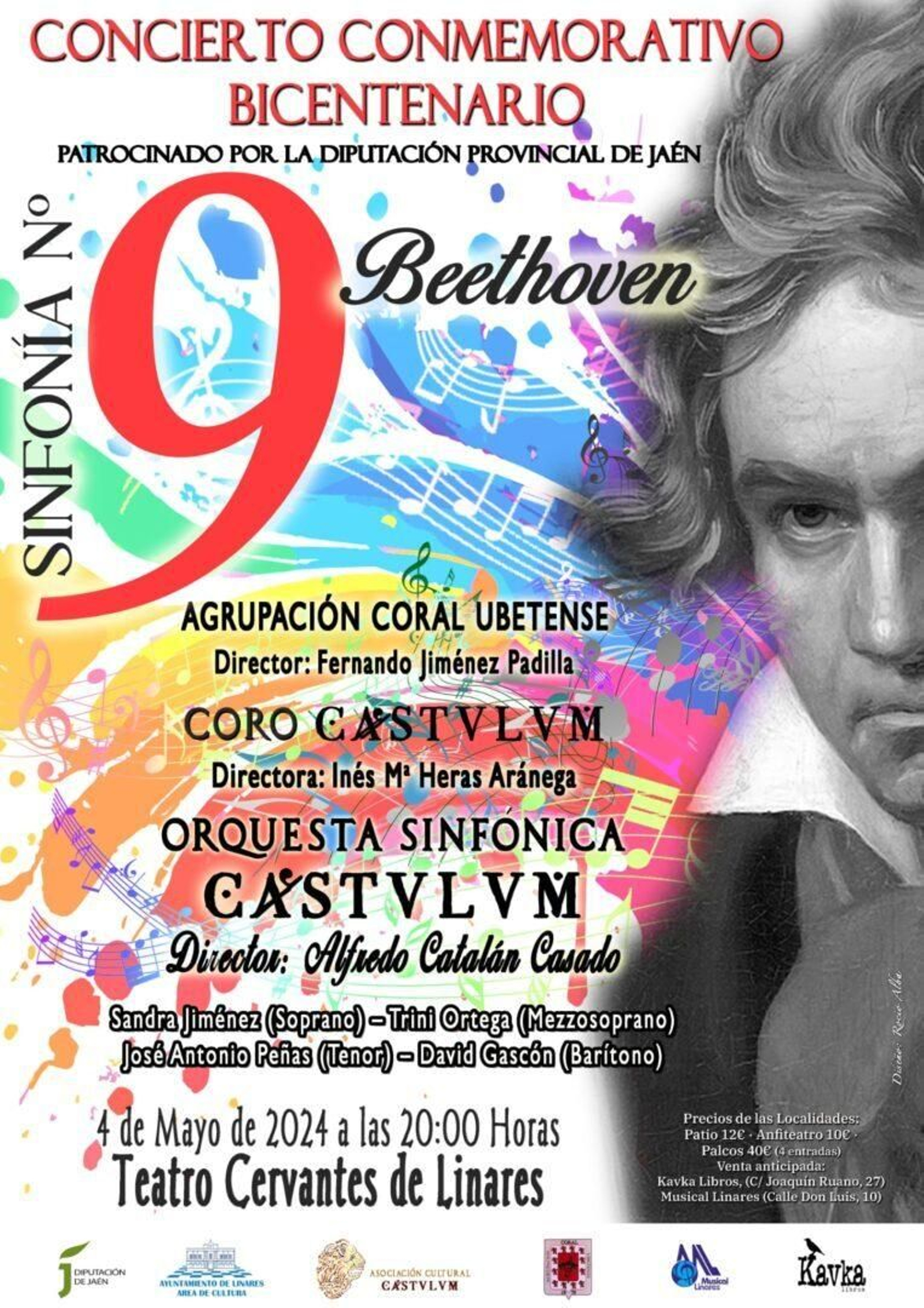La Diputación Provincial de Jaén patrocina este concierto conmemorativo por el bicentenario de esta obra maestra.