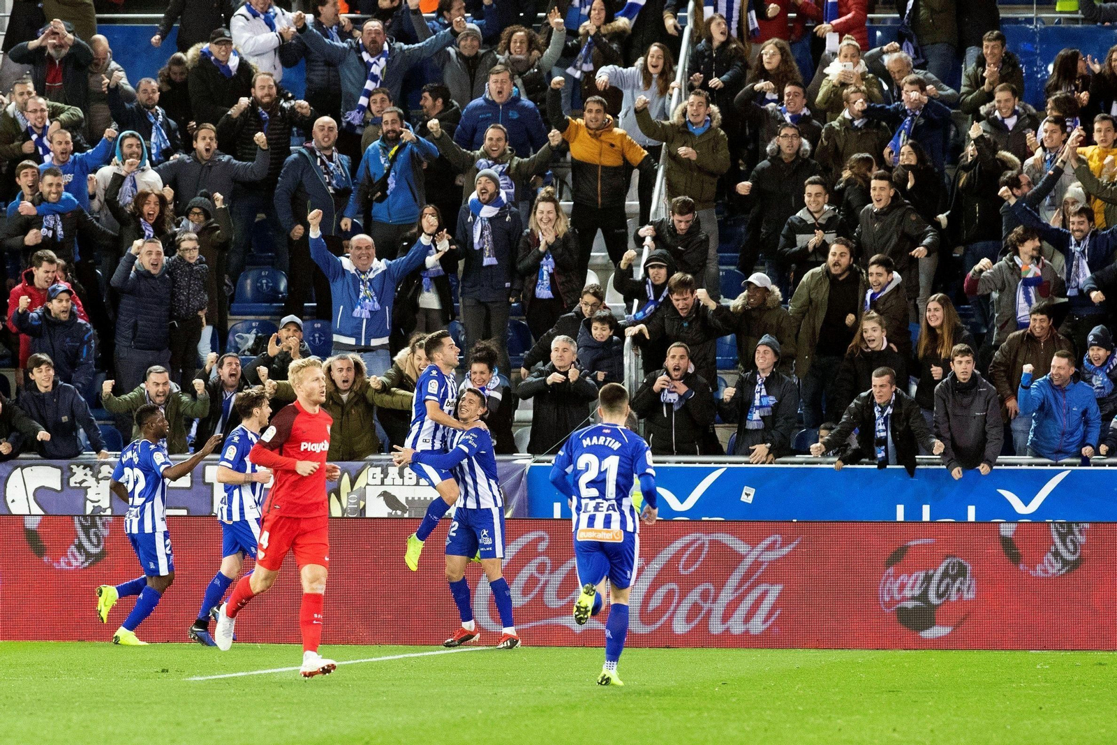 Las imágenes del Alavés-Sevilla