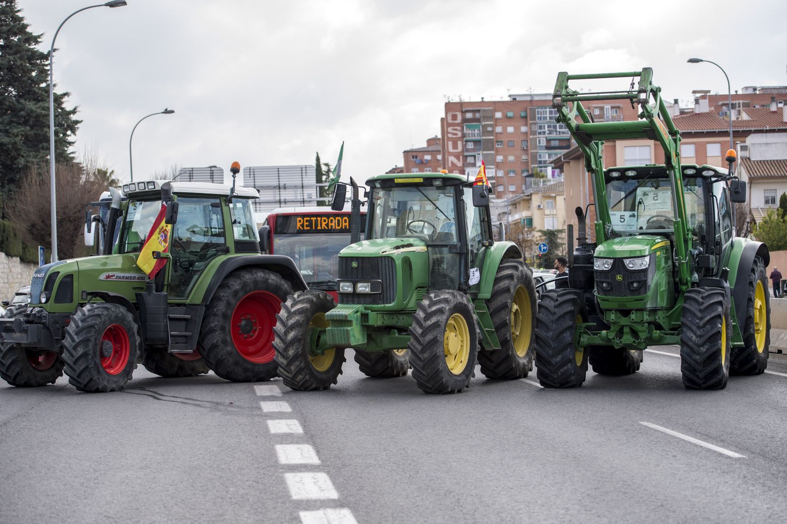 Curiosidades: las mejores fotos de la manifestación del campo en Granada