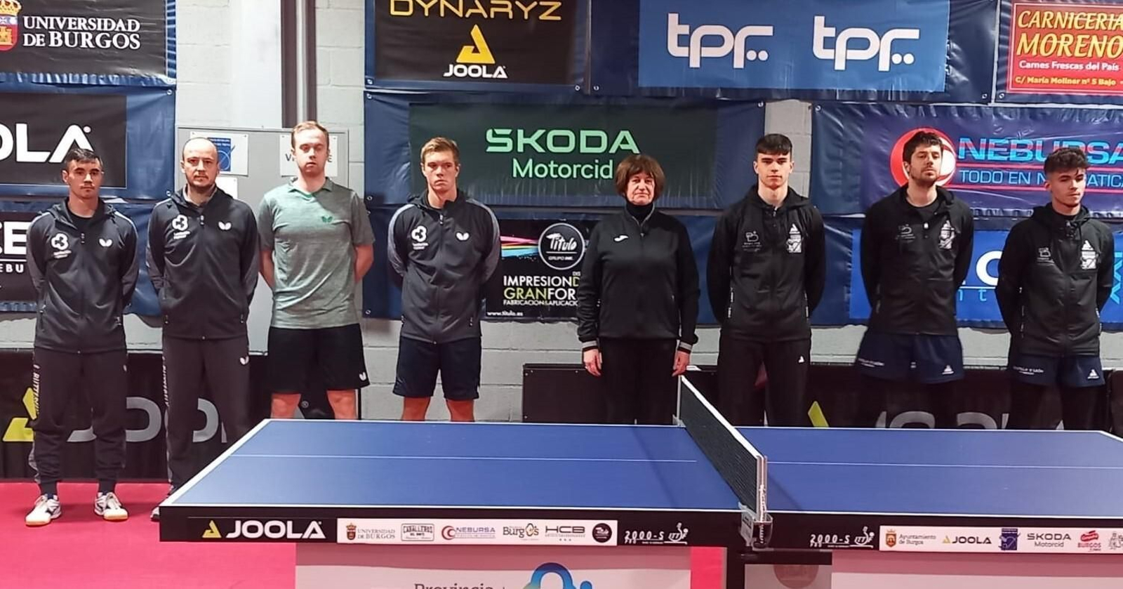 Los palistas que protagonizaron el Universidad de Burgos - Cajasur Priego.