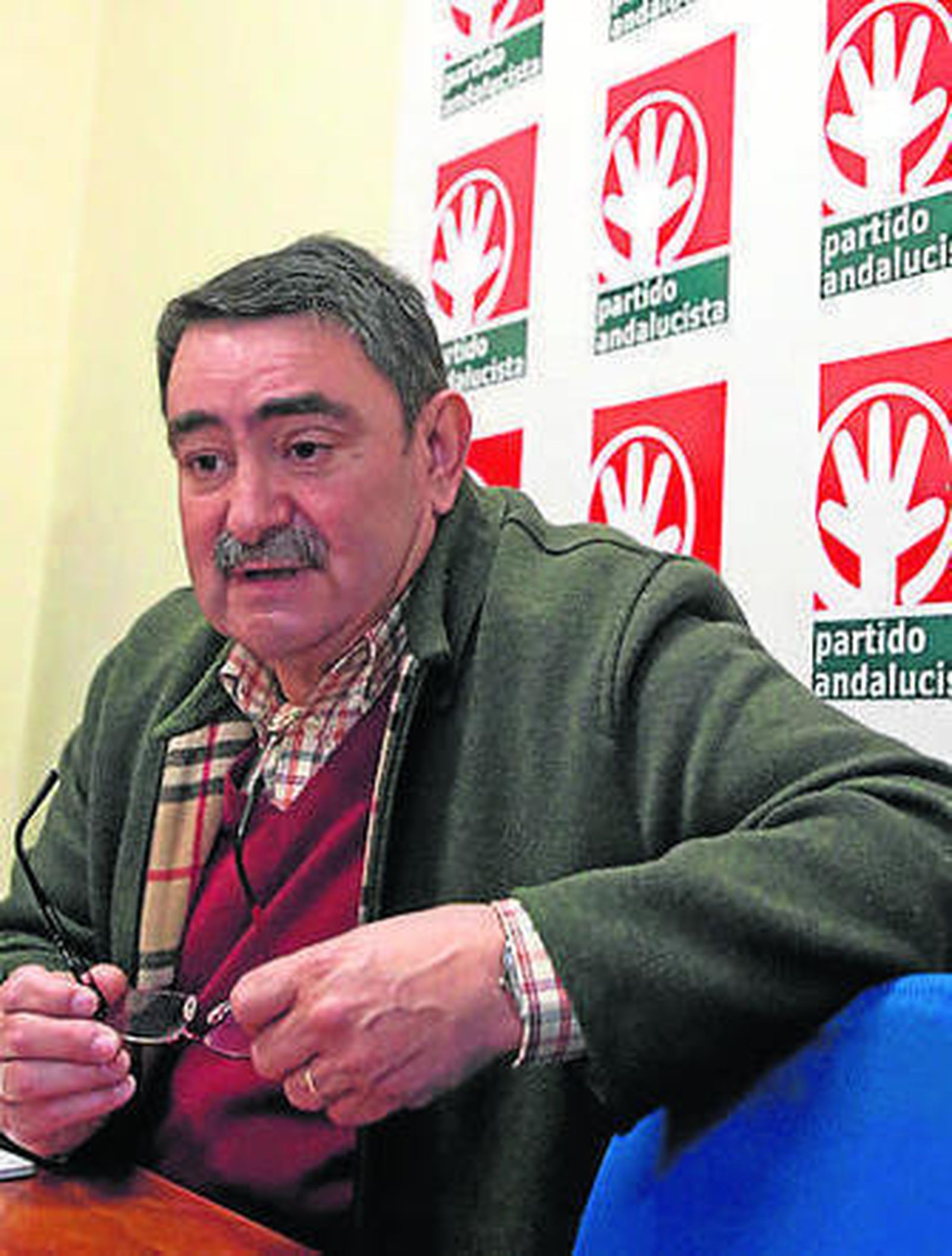 Hermenegildo González, ayer.