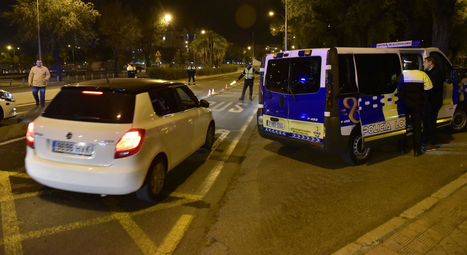 Dispositivo policial contra la movida