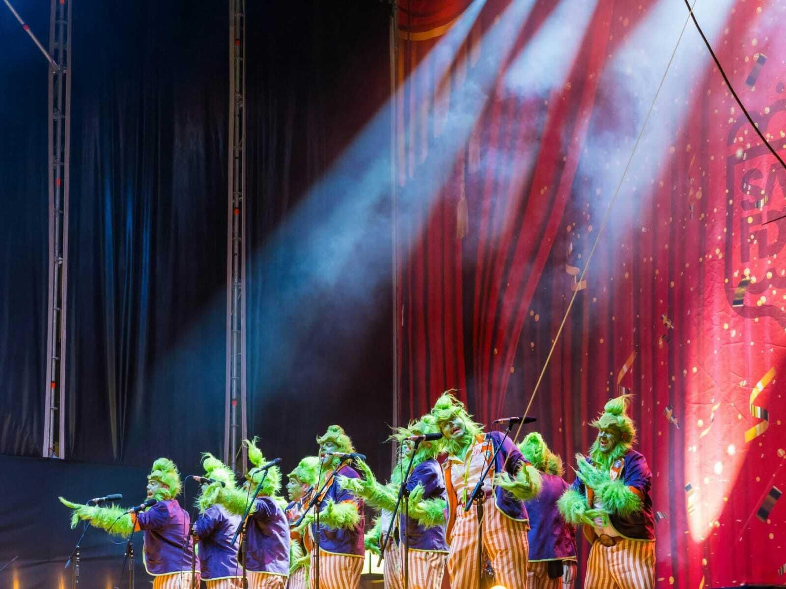 'El Grinch de Cai' en el Carnaval de San Fernando, las imágenes