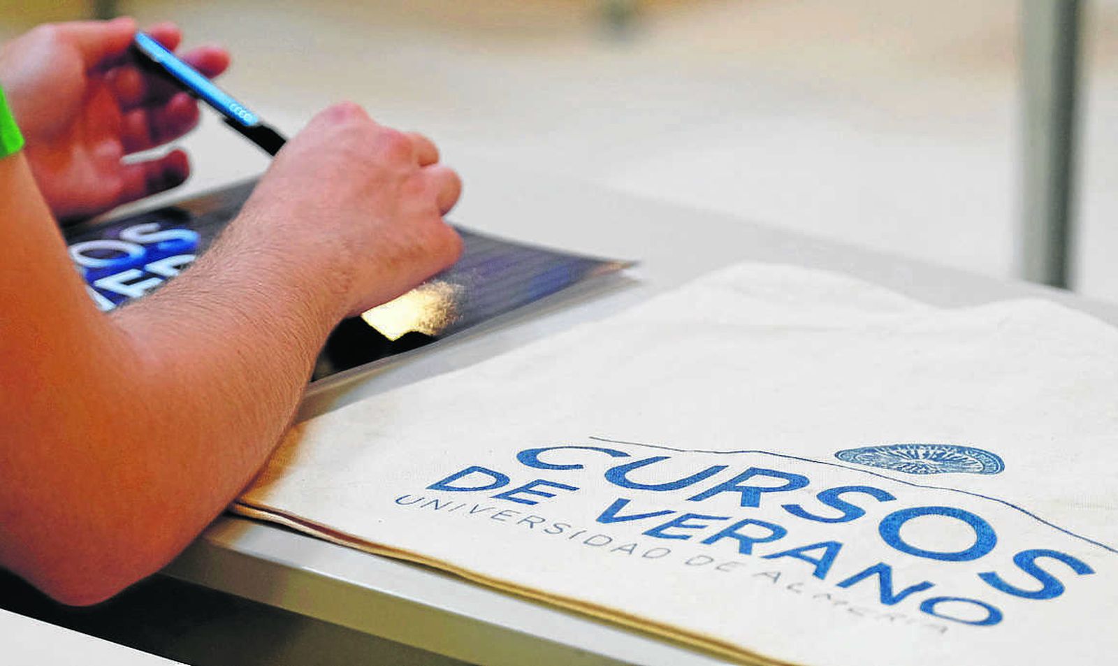 Una alumna de uno de los cursos ya celebrados.