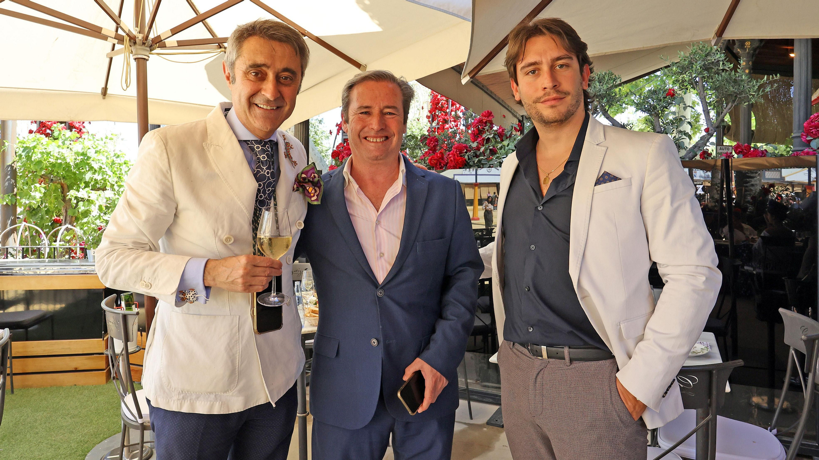 Gran ambiente en la caseta de González Byass