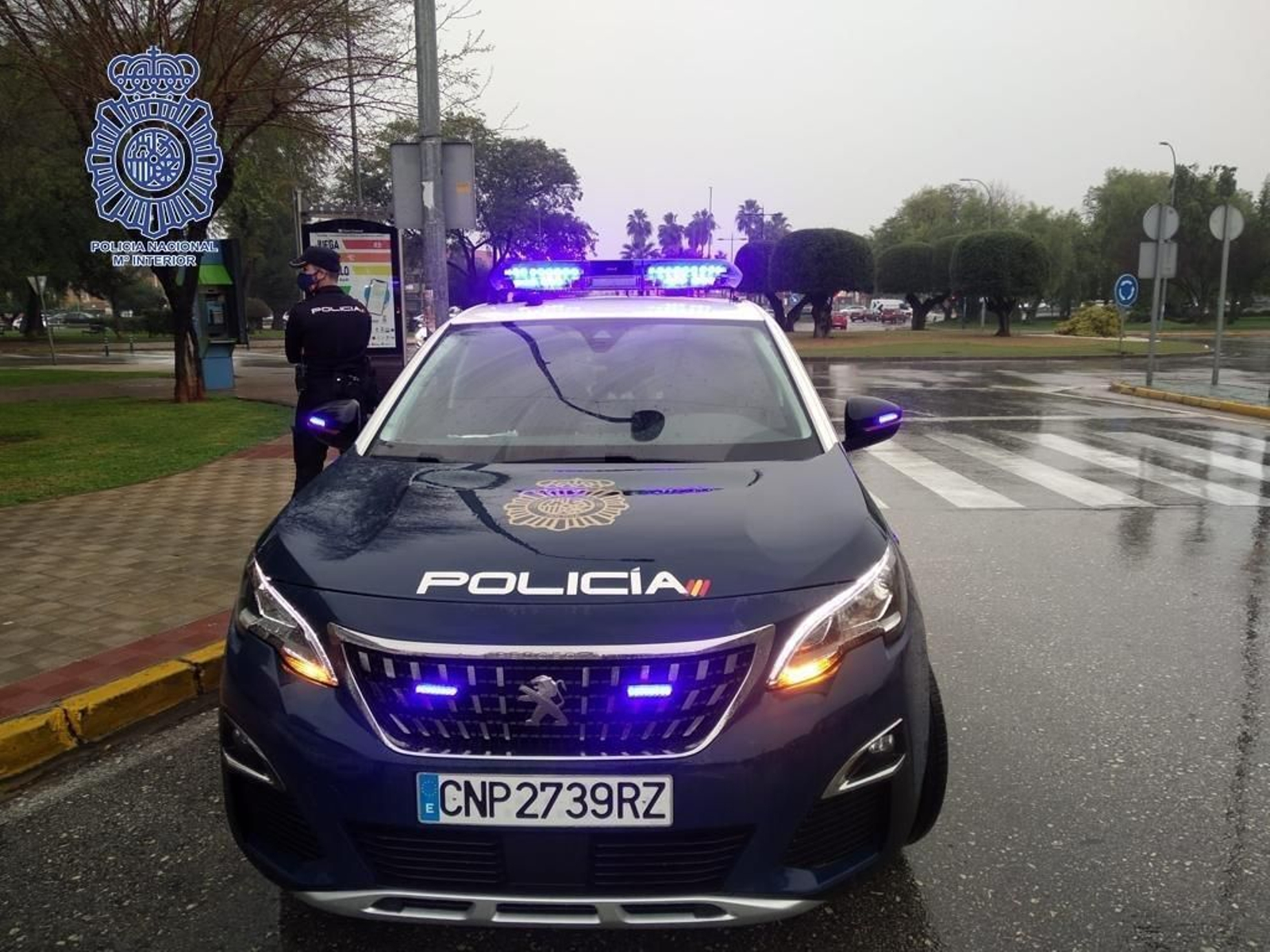 Un patrullero de la Policía Nacional.