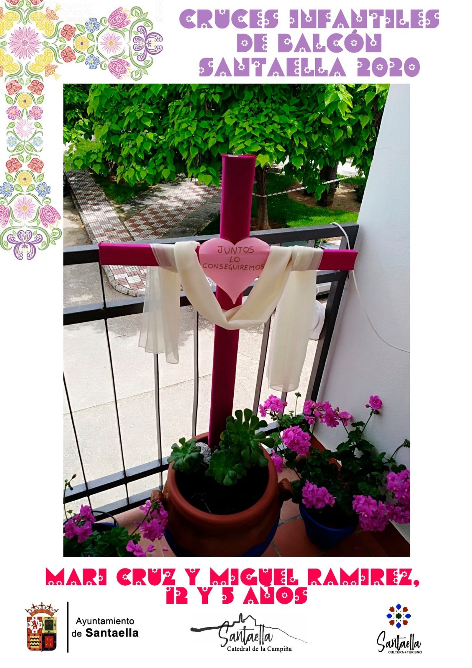 Así son las Cruces de Mayo de los niños de Santaella