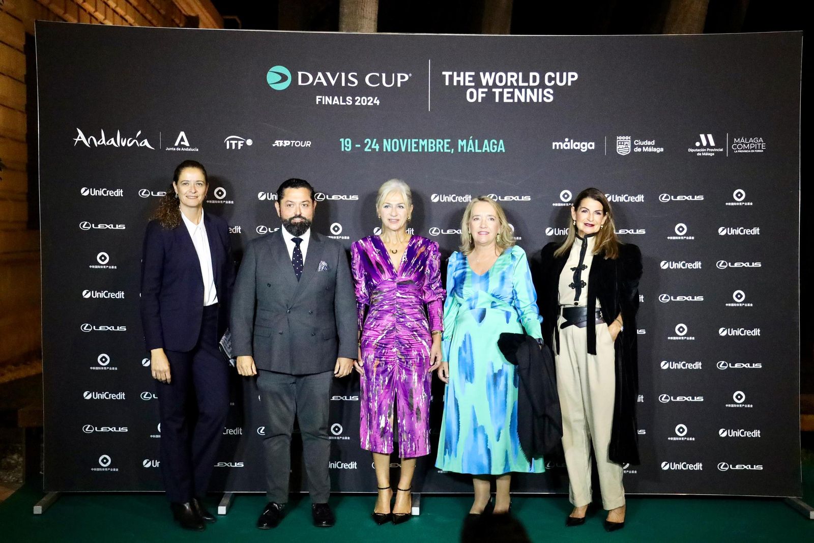 La alfombra roja de la Copa Davis