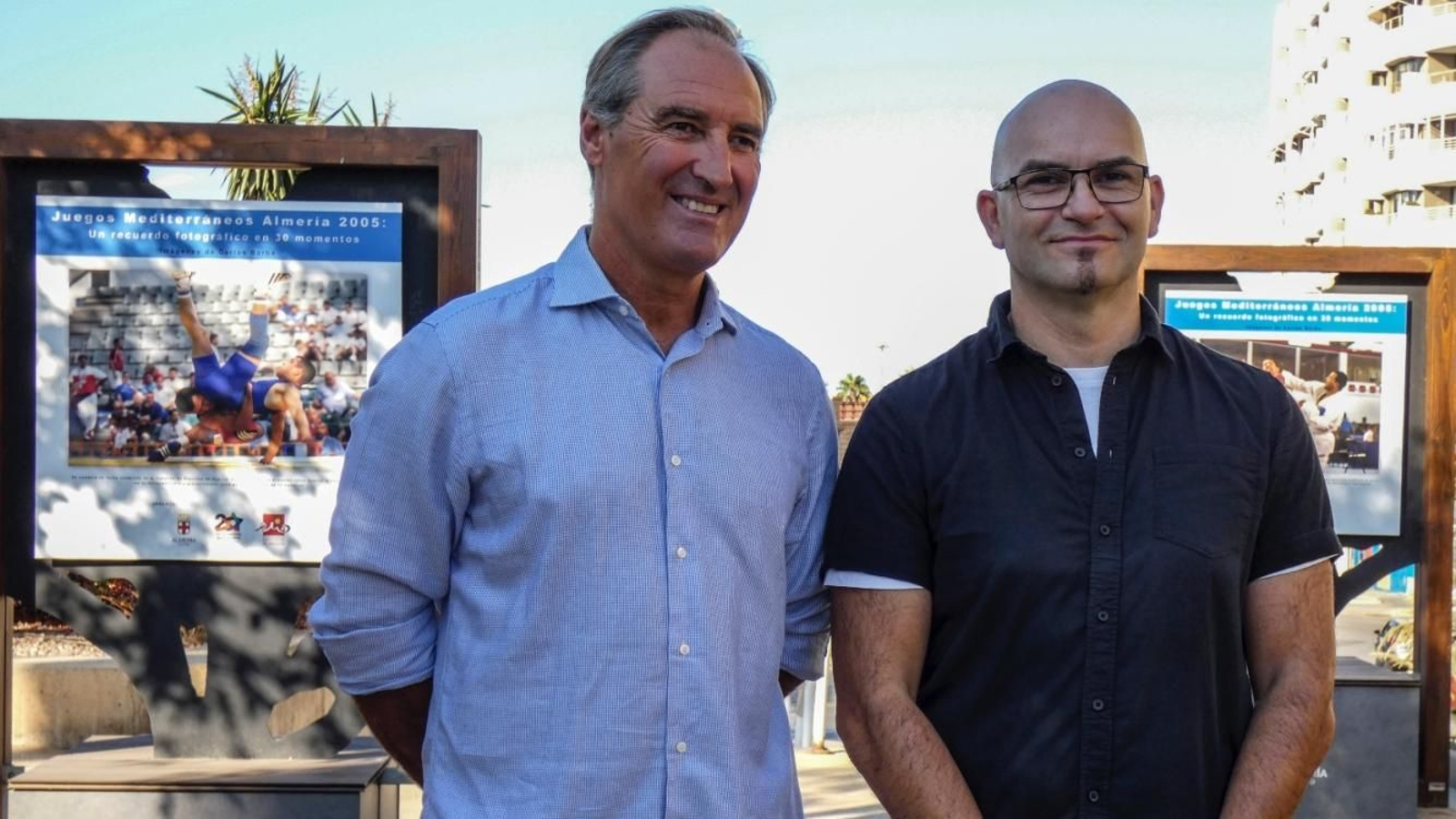 Carlos Barba expone el legado fotográfico de los Juegos Mediterráneos en el Parque de la Estación.