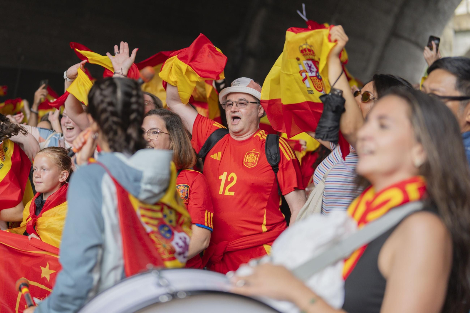 Las mejores imágenes de la final España - Inglaterra de la Eurocopa femenina