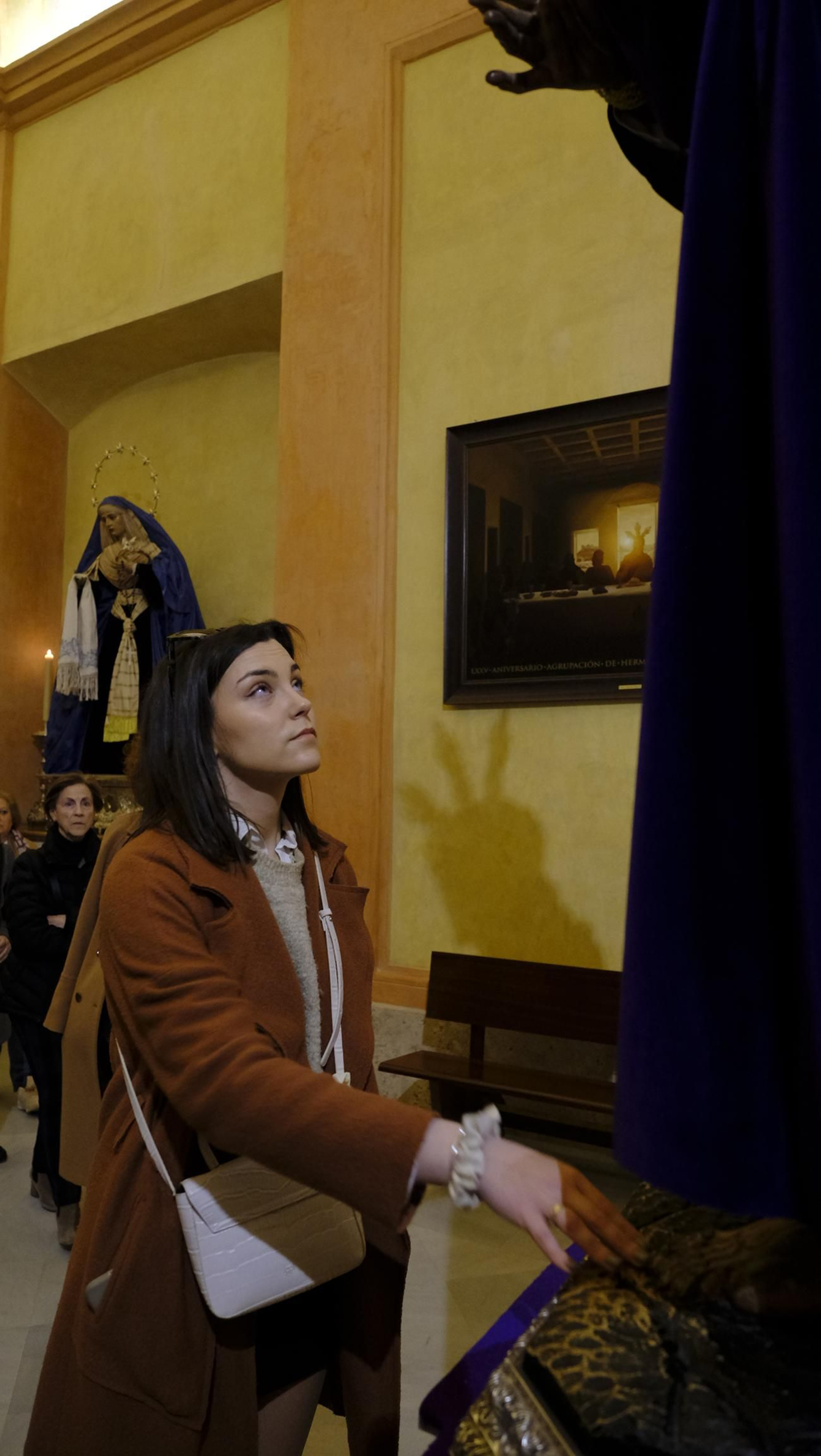 Imágenes del Besapiés de Jesús Cautivo de Medinaceli, en la Catedral de Almería