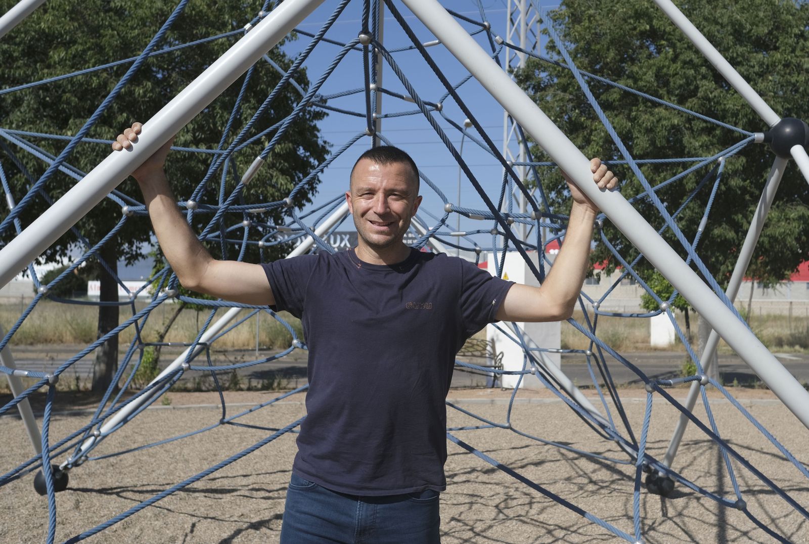 Pepe Díaz posa para la entrevista concedida a 'el Día'.