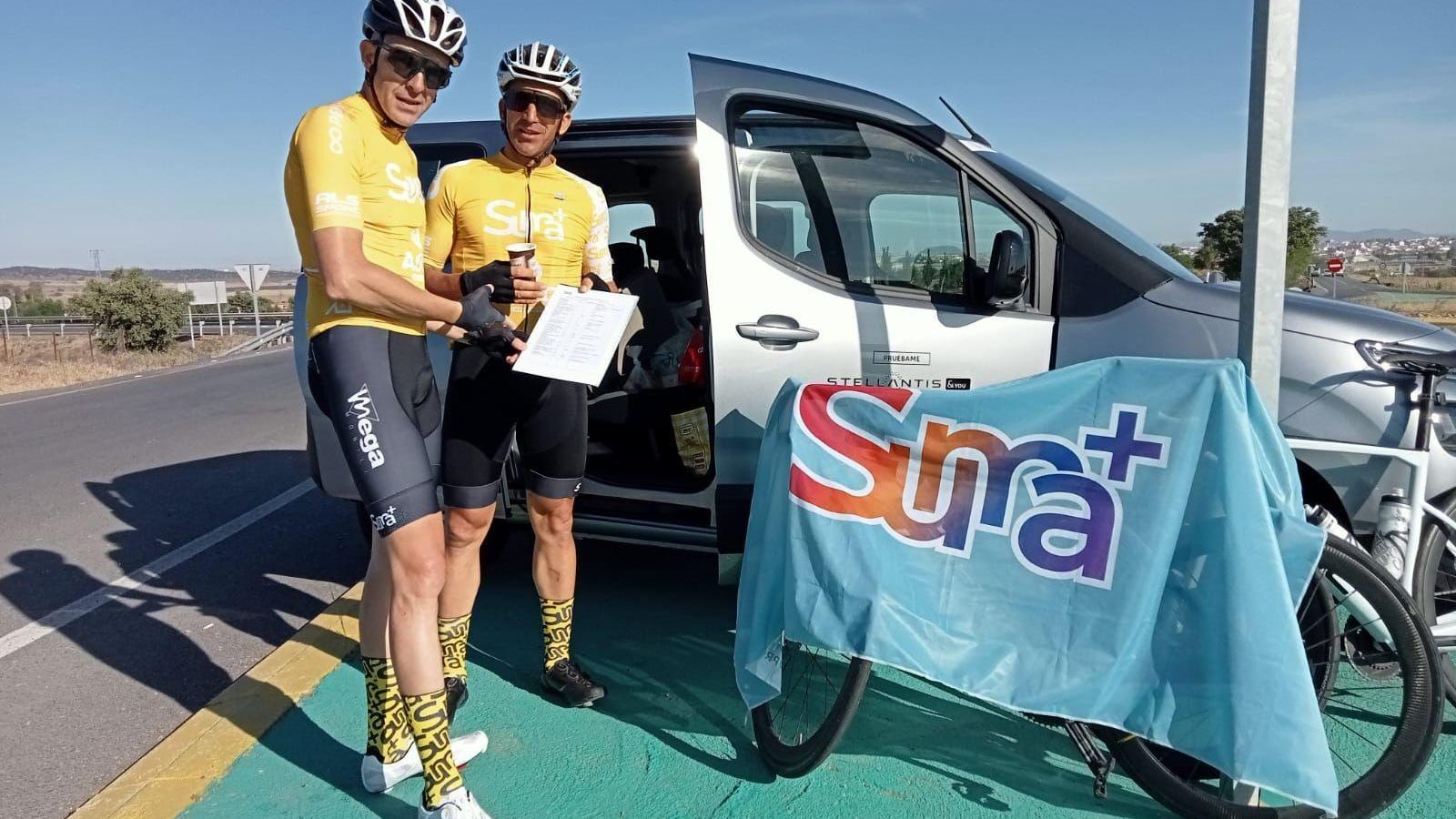 Fermín Aguilera y Cristobal Arco, del club deportivo Suma+.