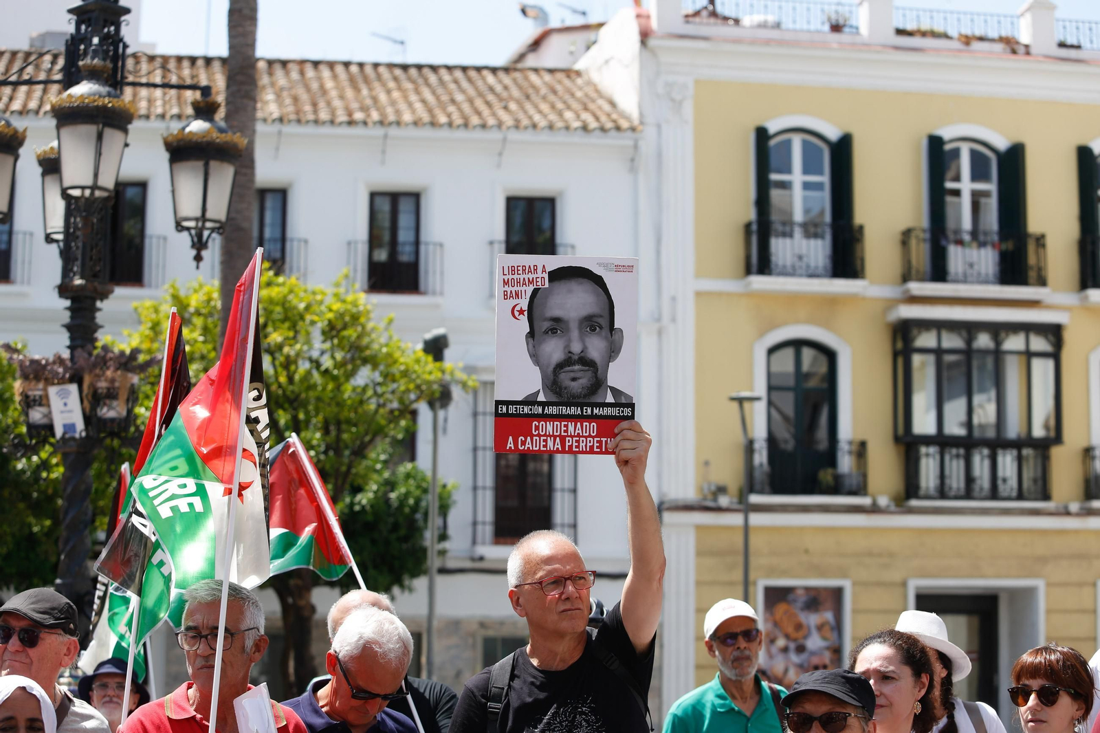Las fotos de la concentración por los presos políticos saharauis en Algeciras