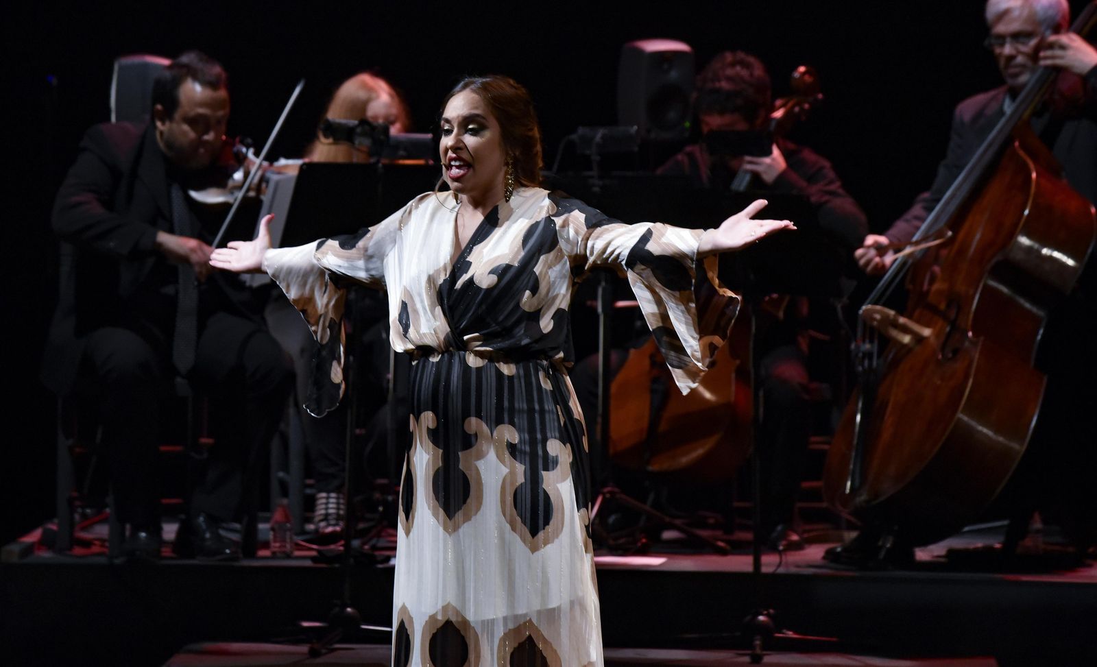 María Terremoto sobre las tablas del teatro Lope de Vega.