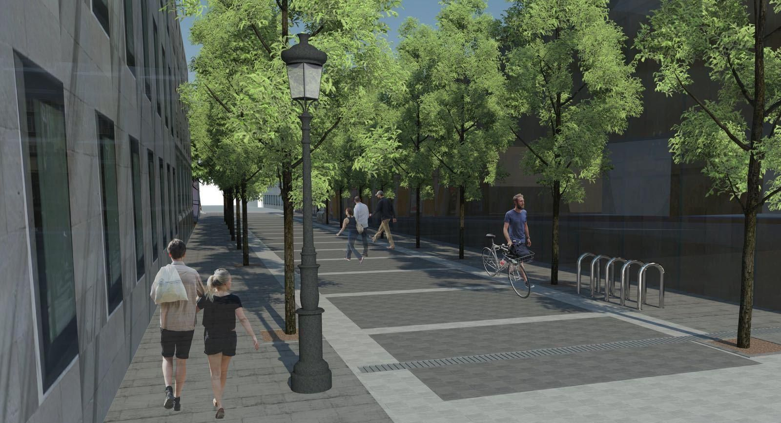 Diseño de peatonalización para la calle Antonio González Egea.