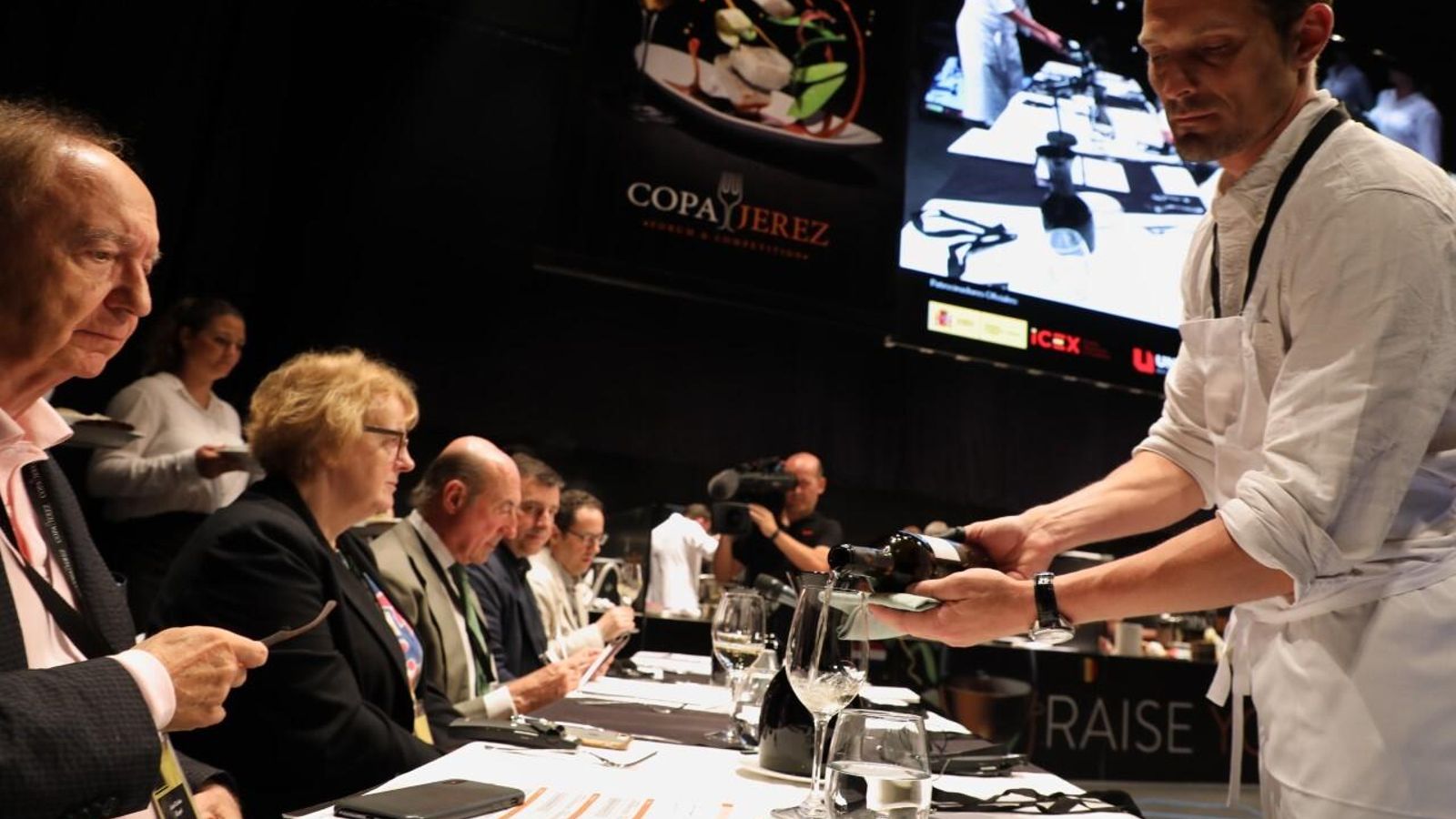 El jurado de la VII edición de Copa Jerez, celebrada por primera vez en el Villamarta.