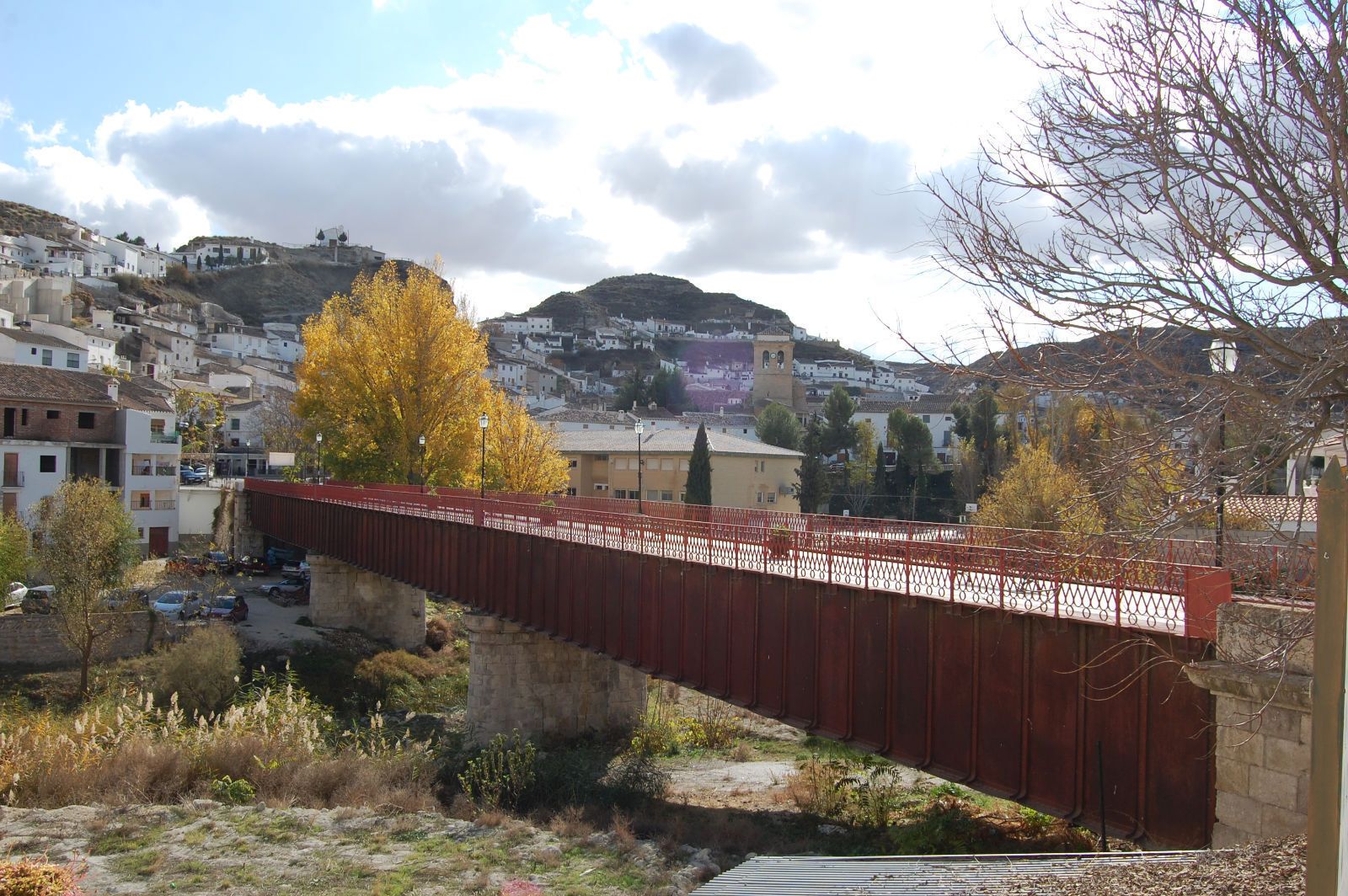 Puente de entrada a Galera, en el Norte de Granada