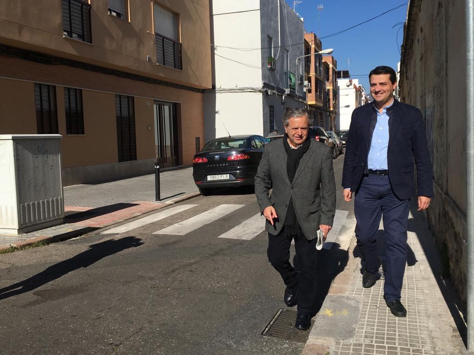 José María Bellido y Salvador Fuentes en Huerta de la Reina.