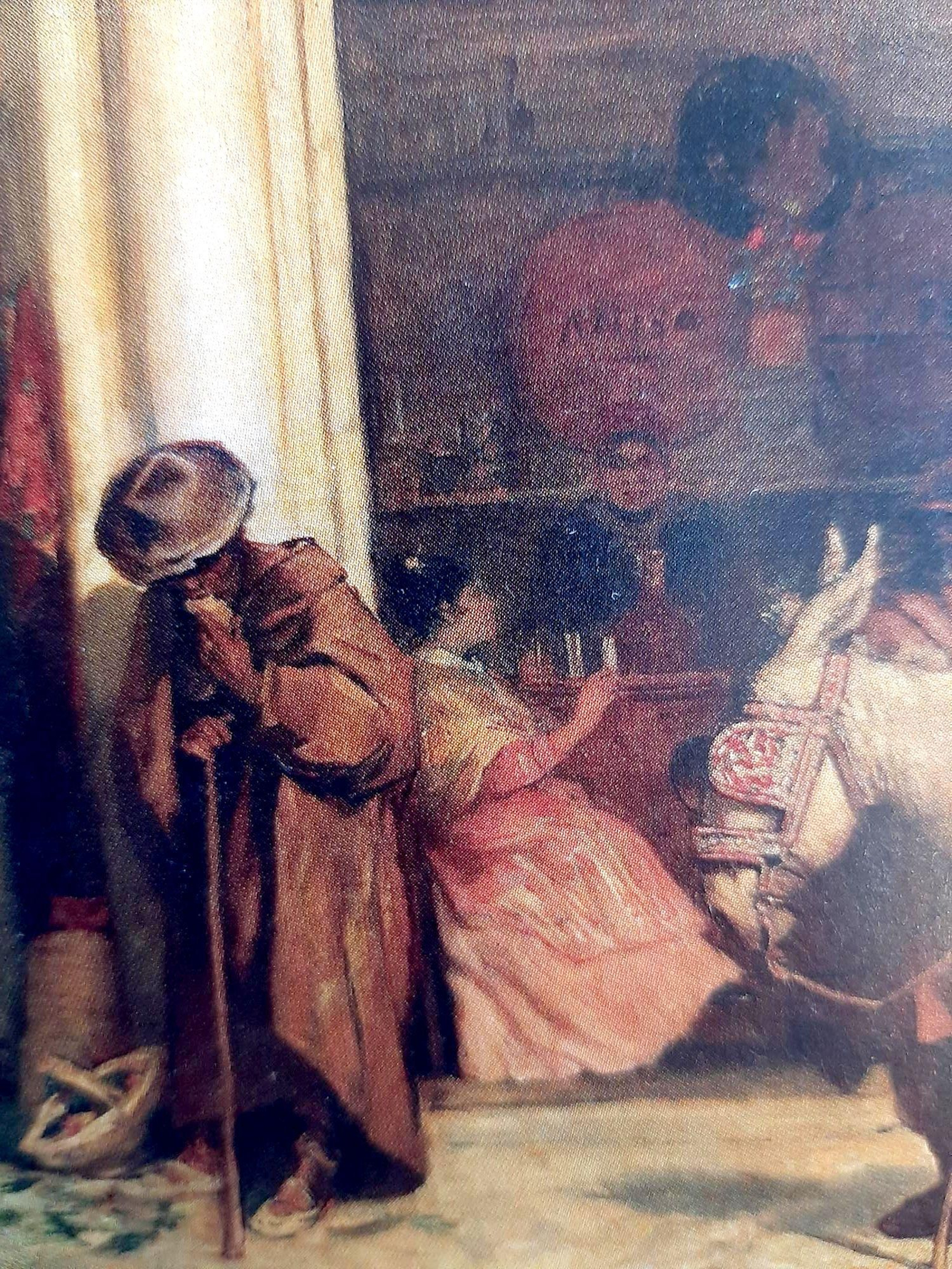 Detalle del cuadro de Constantin Meunier El mulero.