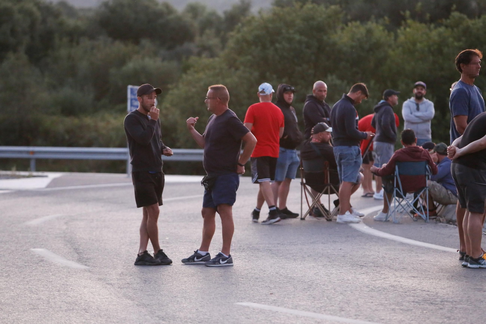 Fotos de la jornada del jueves de la huelga del metal en el Campo de Gibraltar