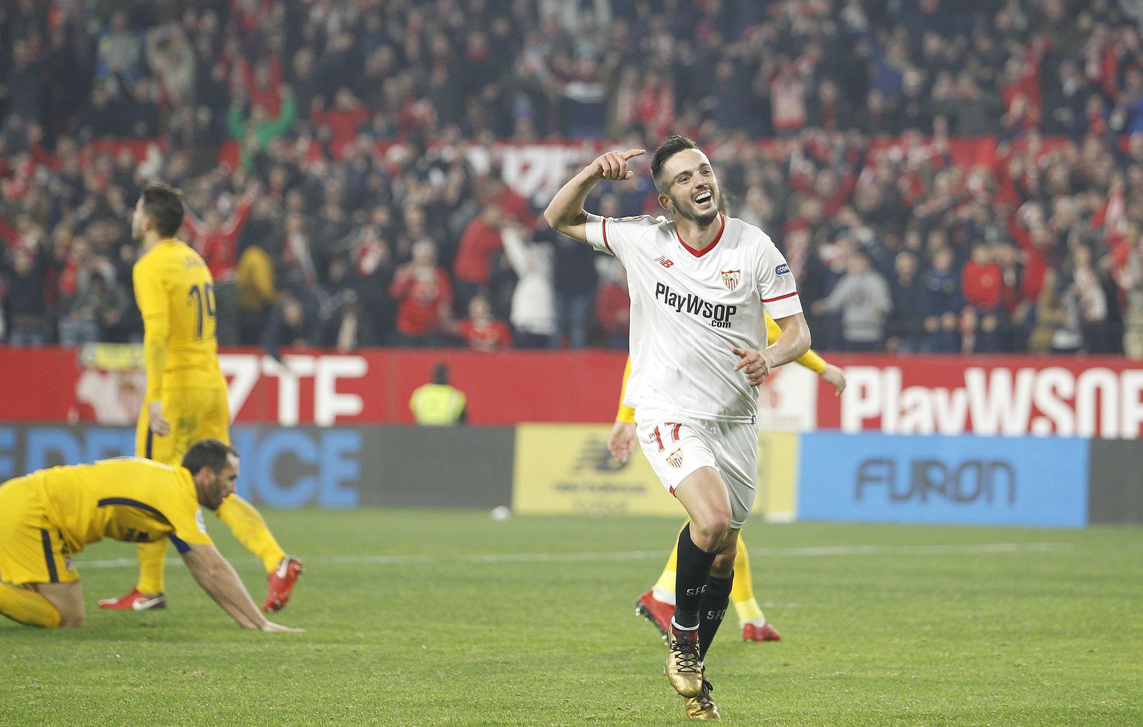 El Sevilla FC-Atlético de Madrid de Copa, en imágenes