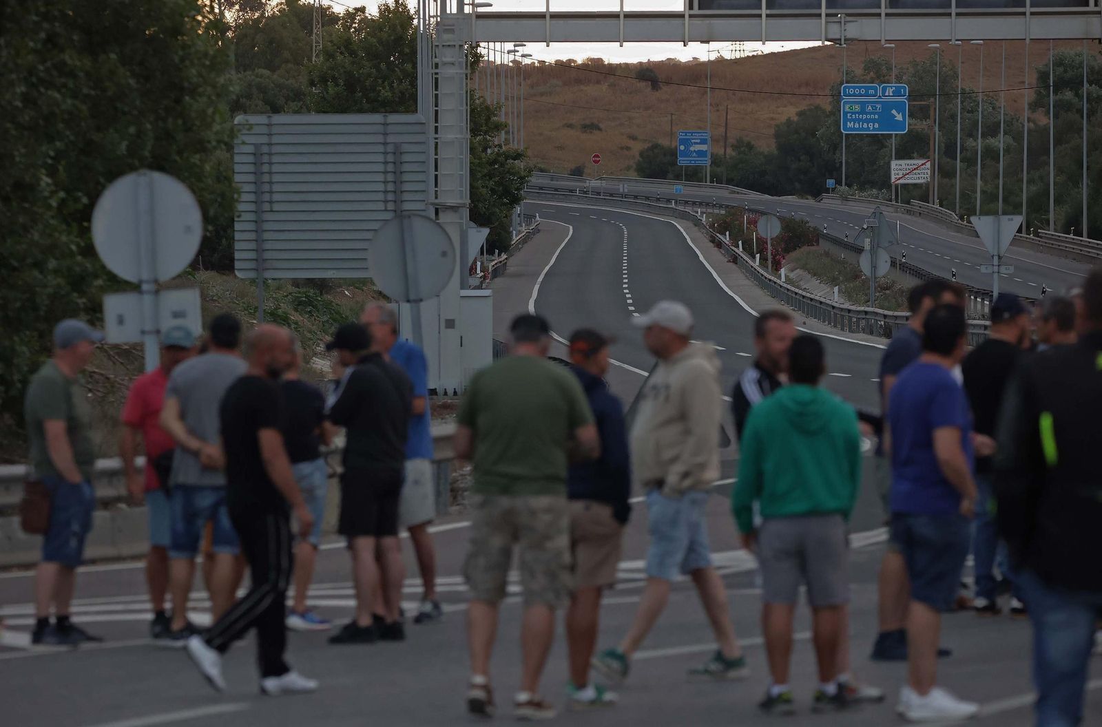 Fotos de la jornada del miércoles de la huelga del metal en el Campo de Gibraltar