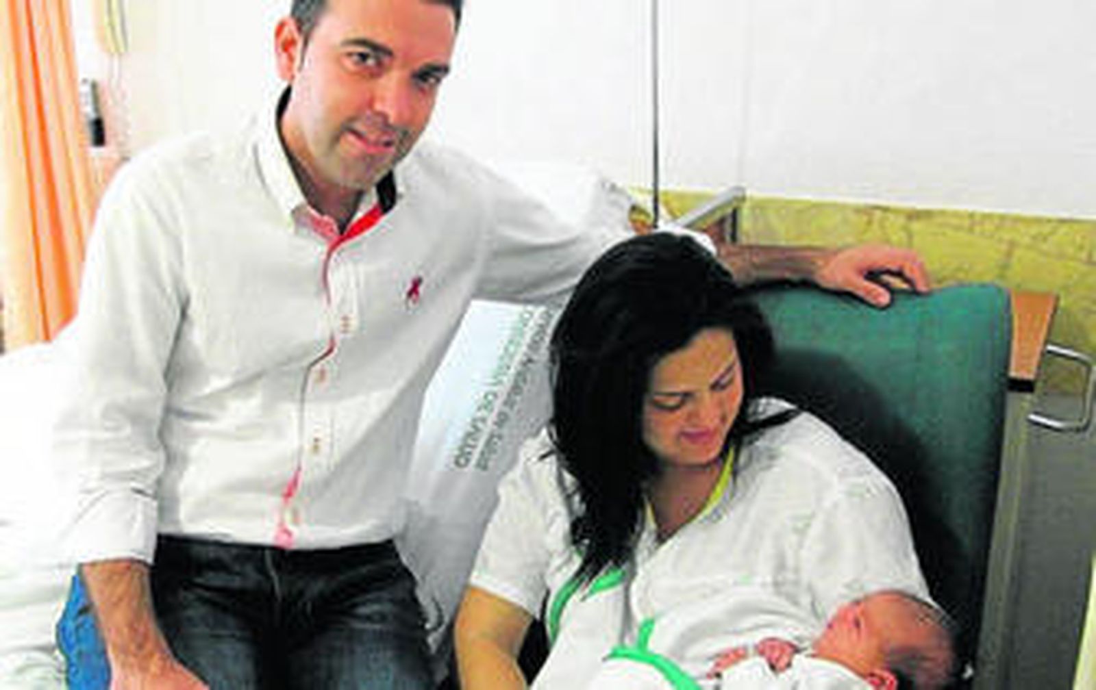 El primer bebé que nació en el Levante.