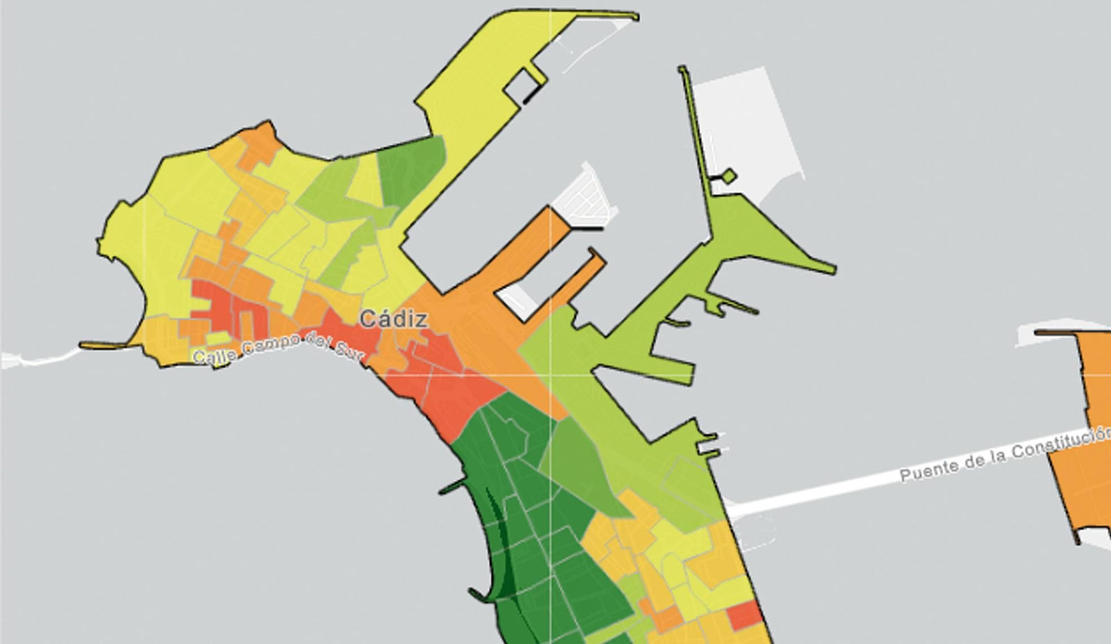 Barrios ricos y barrios pobres