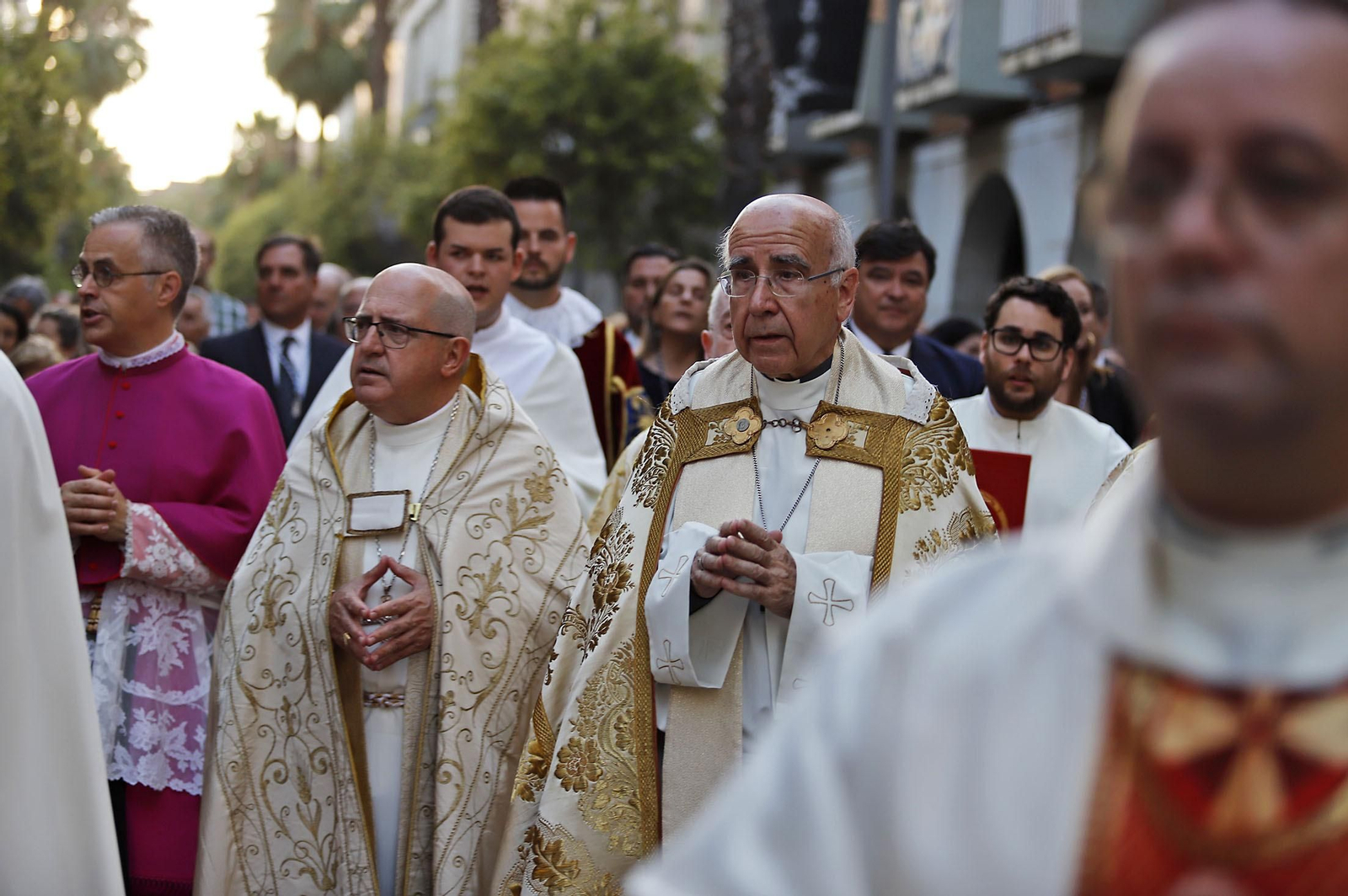 Imágenes de la procesión del Corpus Christi en Huelva