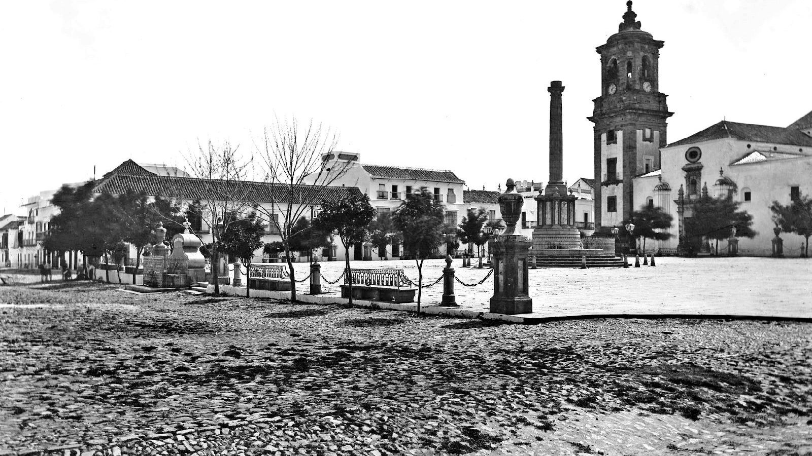Imagen de época de la Plaza Alta.