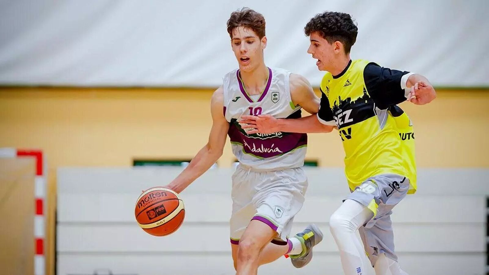 Guillermo del Pino, en un partido