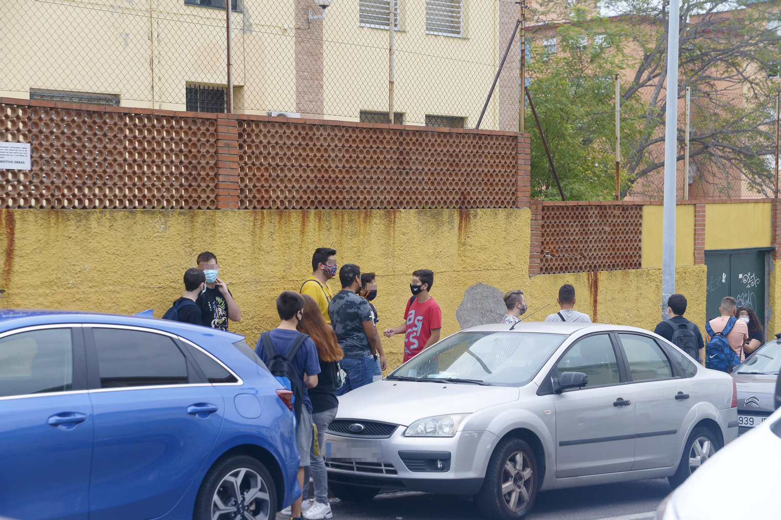 Fotos del primer dia de instituto en Algecrias