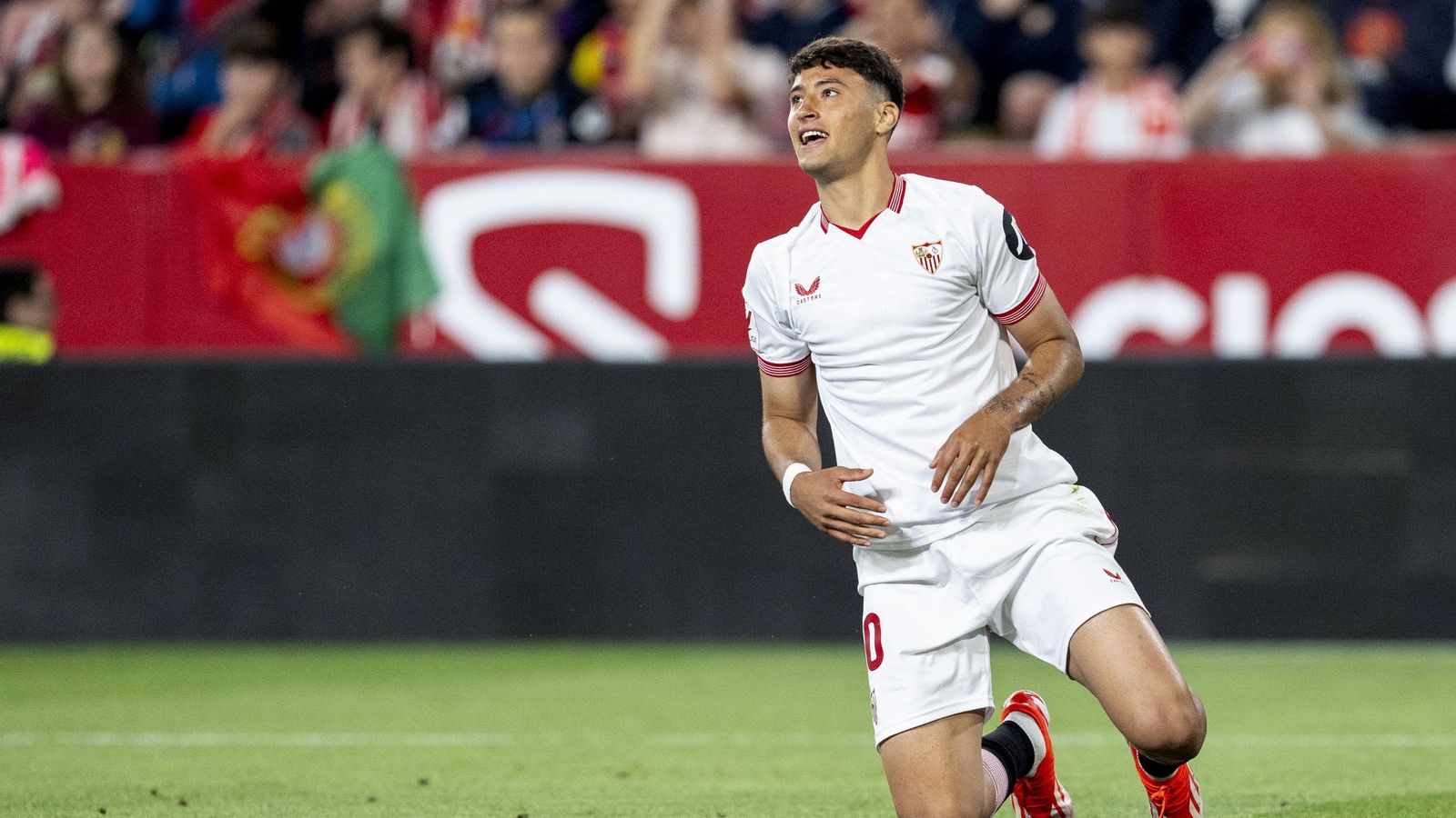 El delantero argentino Alejo Véliz, en el Sevilla-Granada.