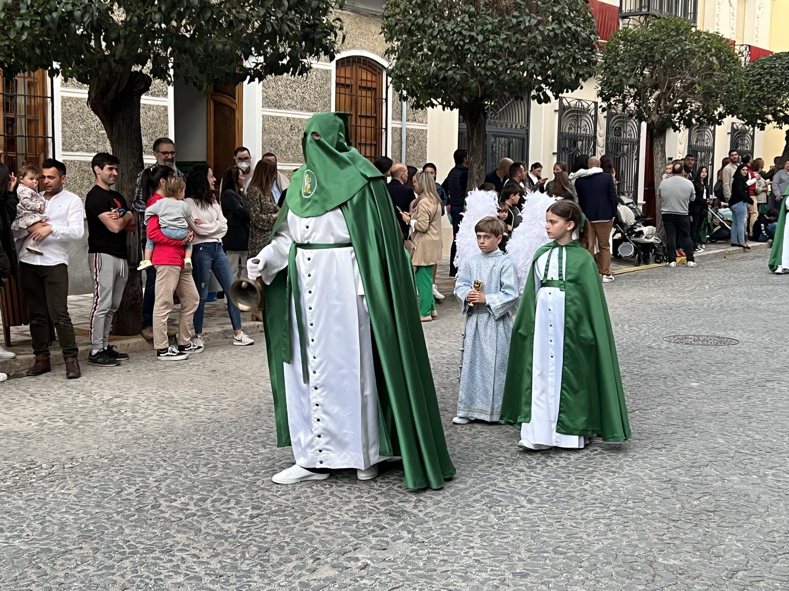 Jueves Santo en Priego de Córdoba:  La procesión de Jesús en la Columna, en imágenes