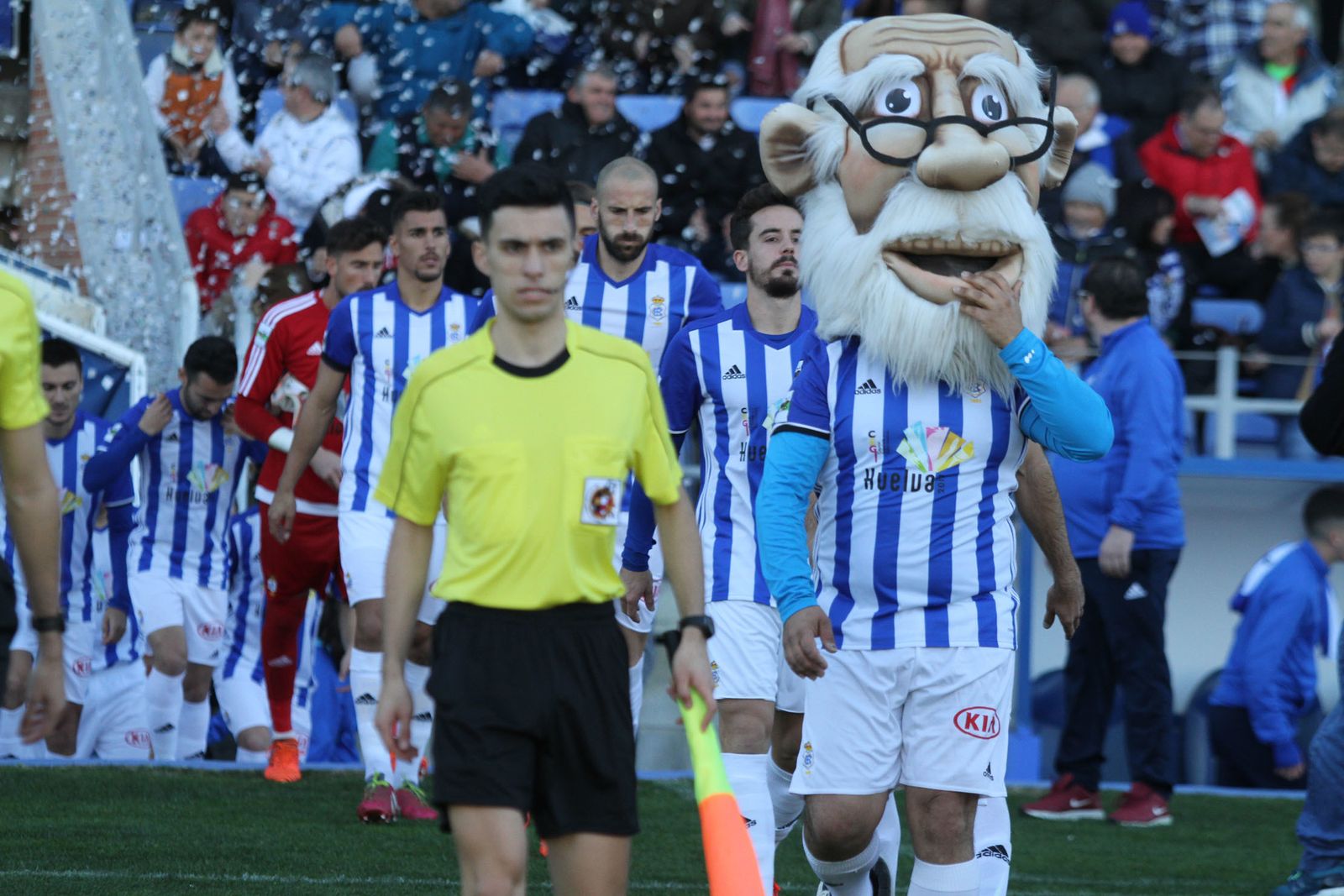 Imágenes del partido entre el Recreativo de Huelva y Jumilla