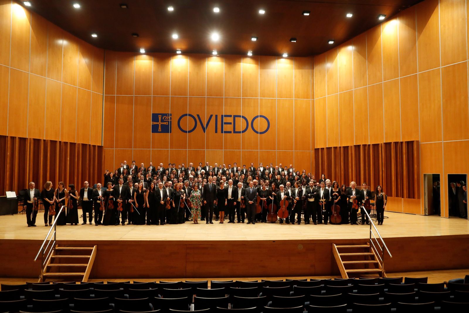 La recepción previa a la entrega de los Princesa de Asturias