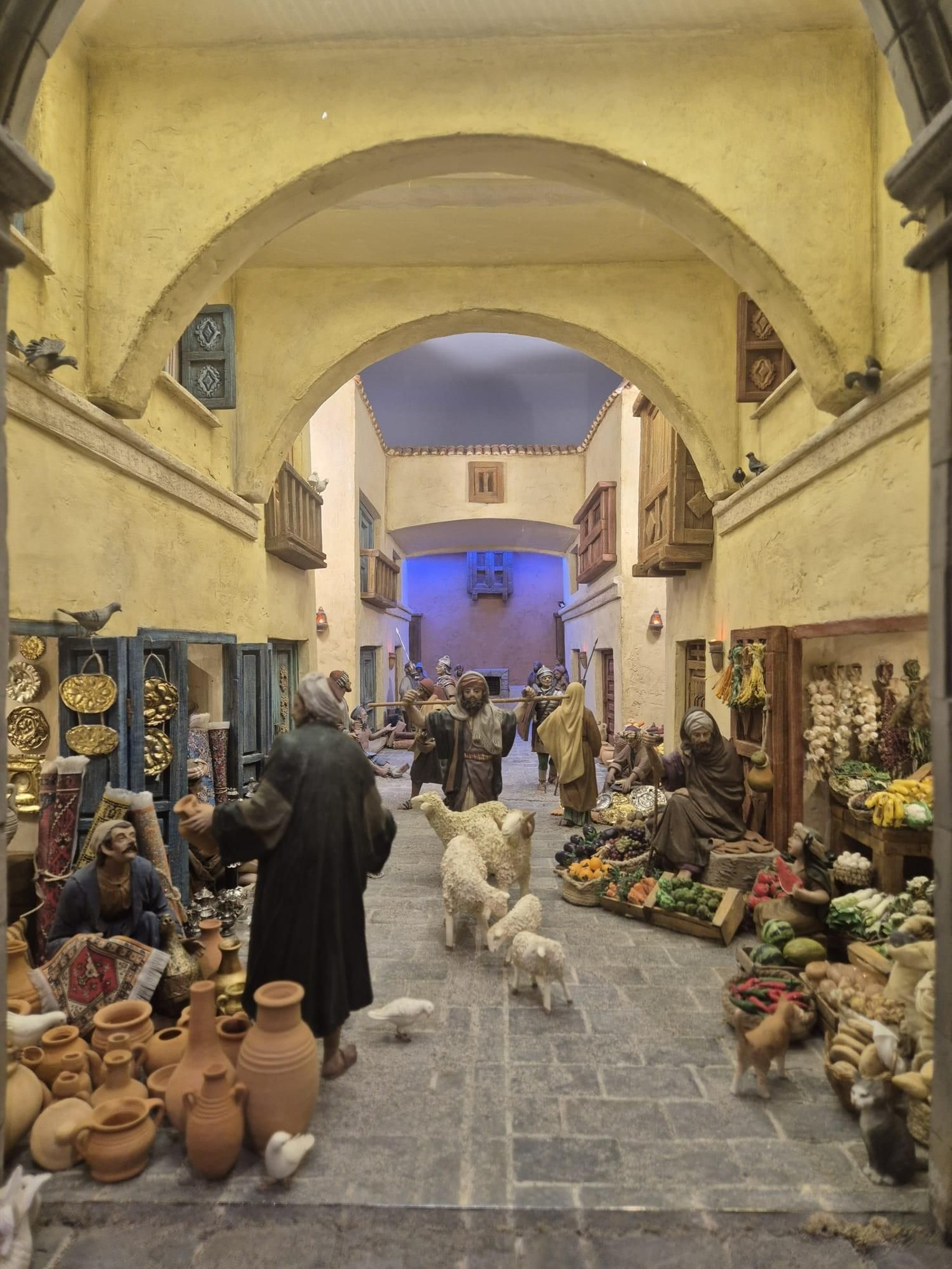 El Belén inspirado en el Pasaje Chinitas