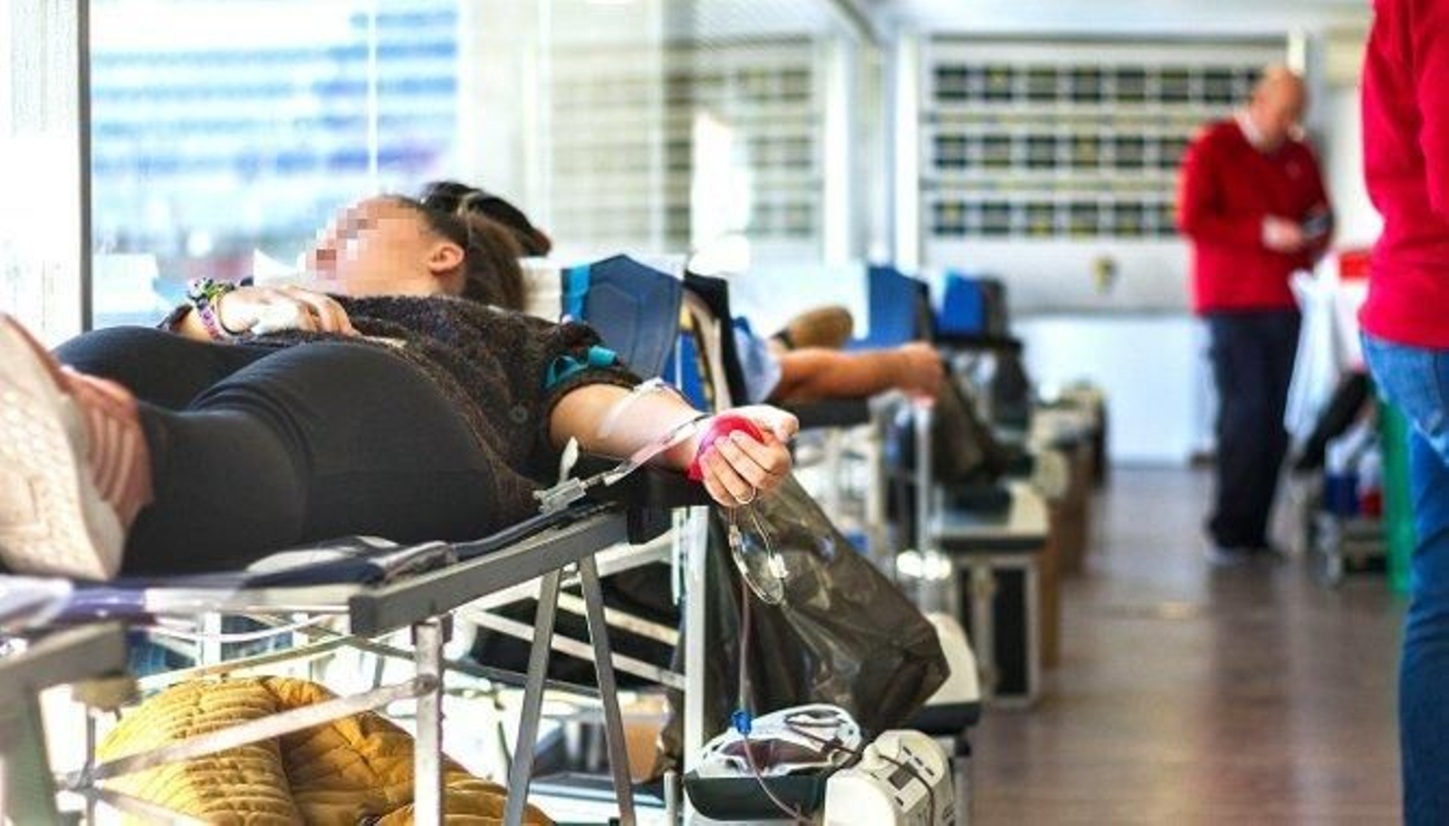 Una campaña de donación de sangre en Cádiz.