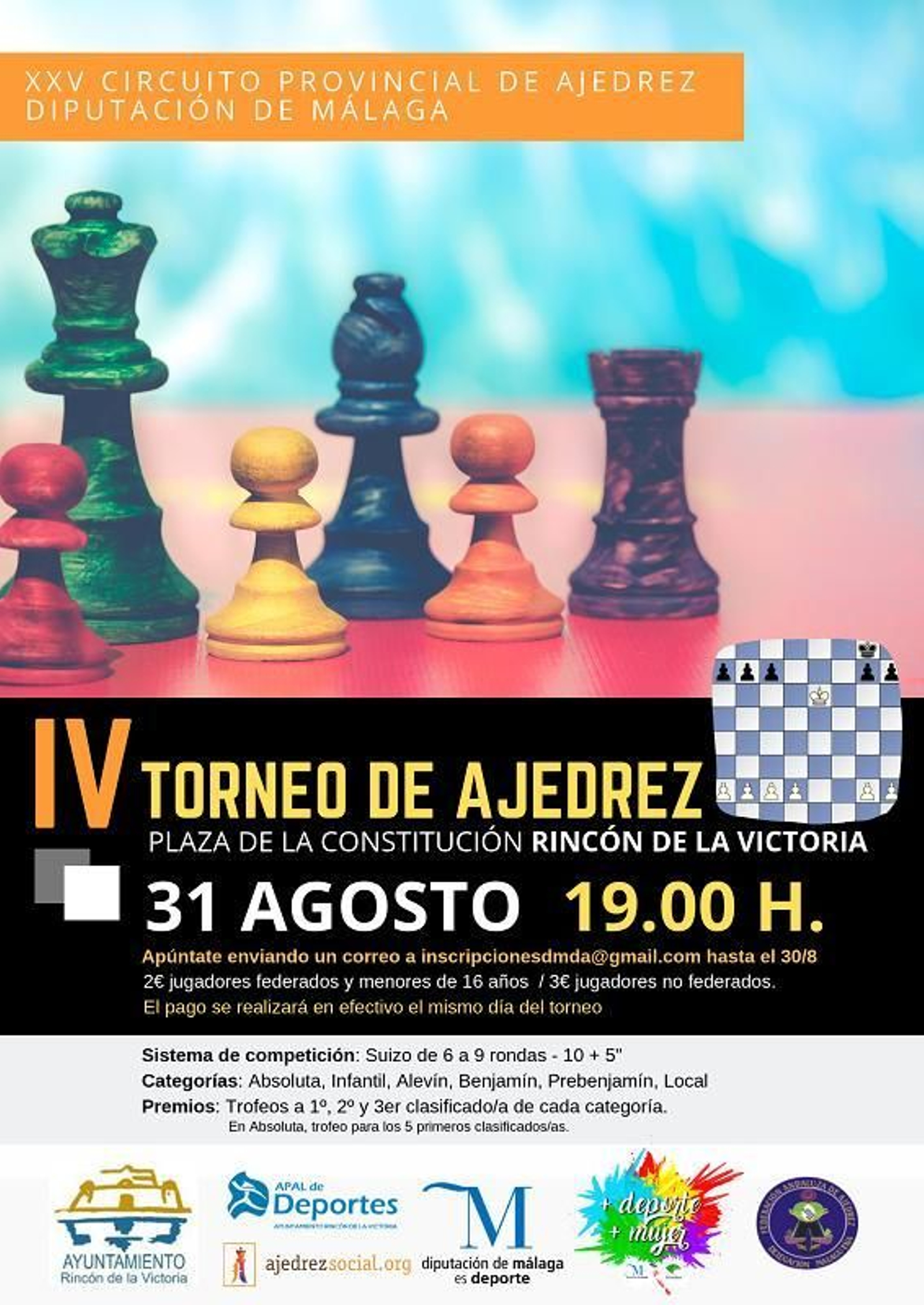 Ajedrez en Rincón de la Victoria.