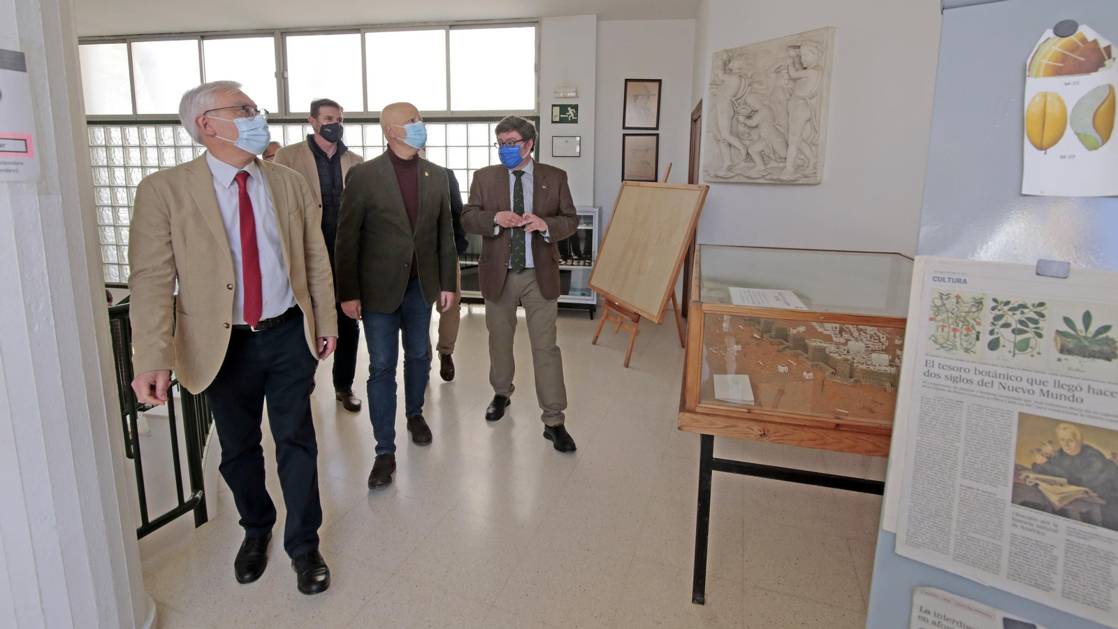 Visita del consejero Javier Imbroda al IES Padre Luis Coloma